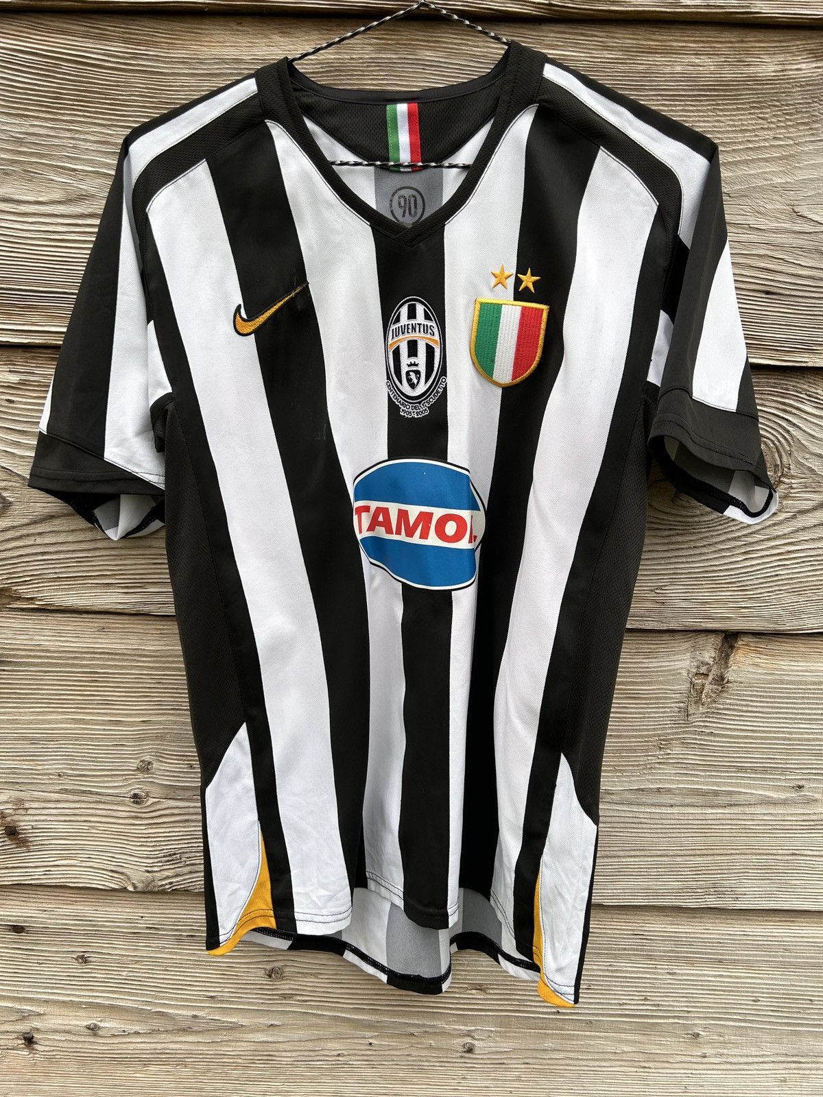 Nike Vintage Nike T90 Juventus #11 Nedved 2005/06 Home Kit Jersey Size US S / EU 44-46 / 1 - 5 Thumbnail