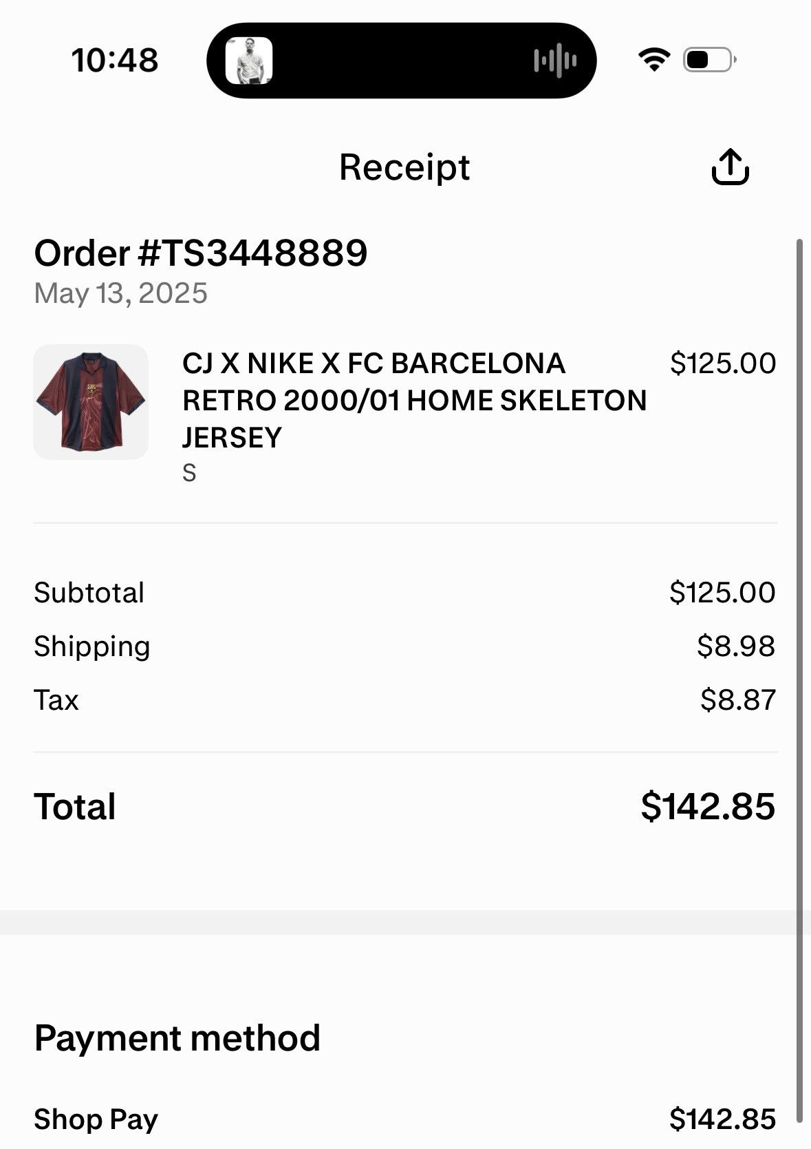 Nike × Travis Scott Travis x Barca Home Jersey Size US S / EU 44-46 / 1 - 4 Thumbnail