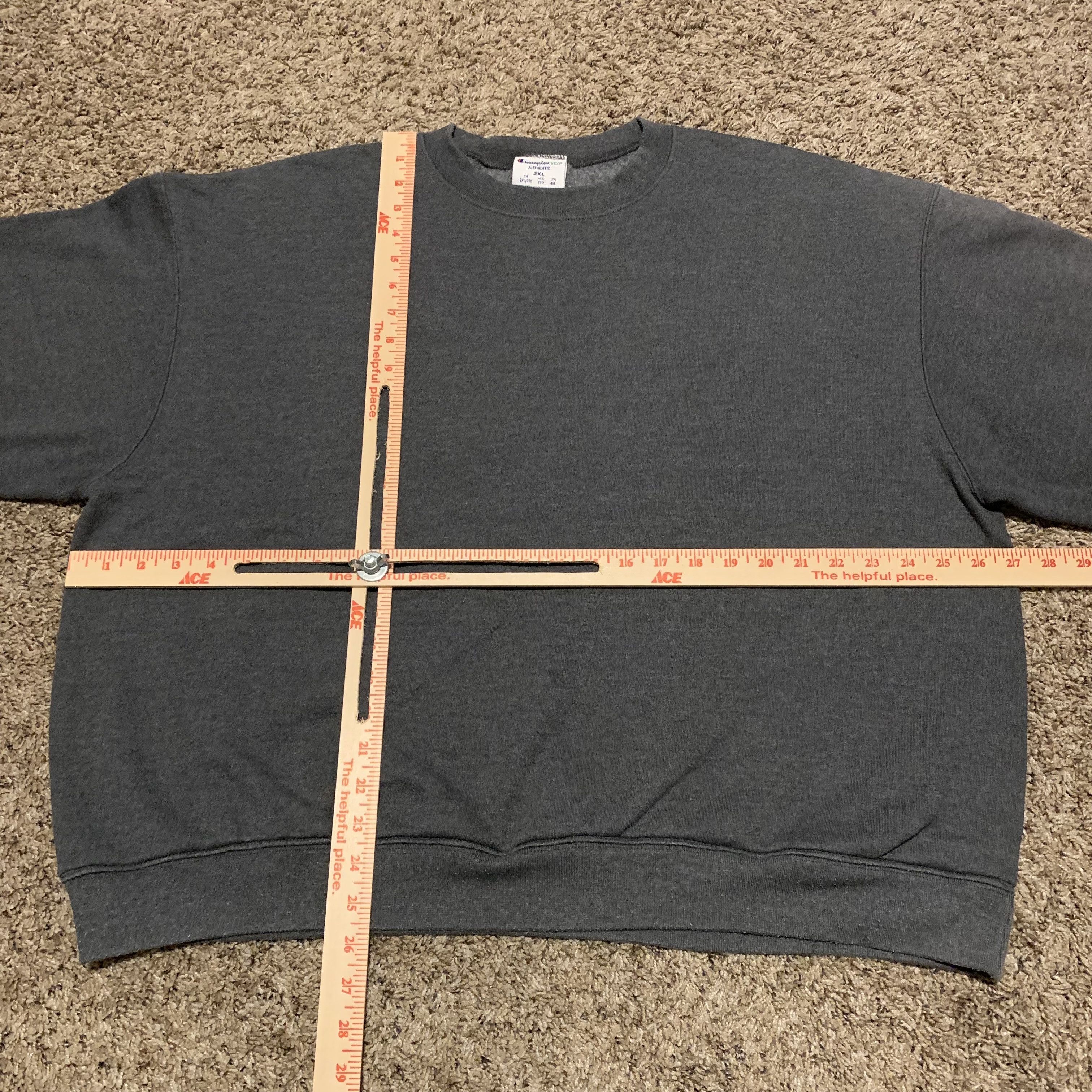 Champion VINTAGE CHAMPION BLANK SWEATSHIRT Size US XXL / EU 58 / 5 - 3 Thumbnail