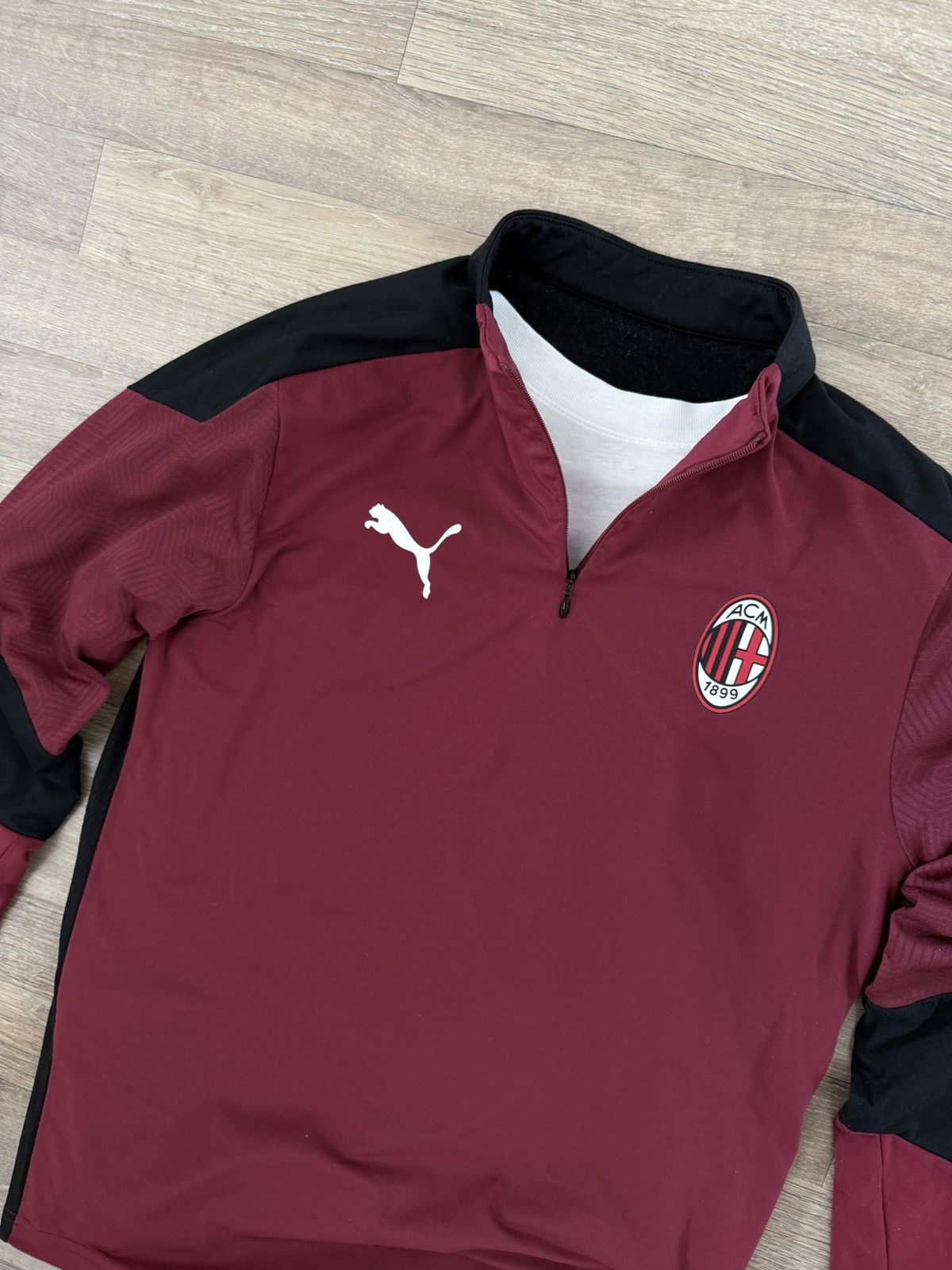 Puma Puma AC Milan Track Soccer Y2K Blokecore Drill Zip Jacket Size US S / EU 44-46 / 1 - 4 Thumbnail