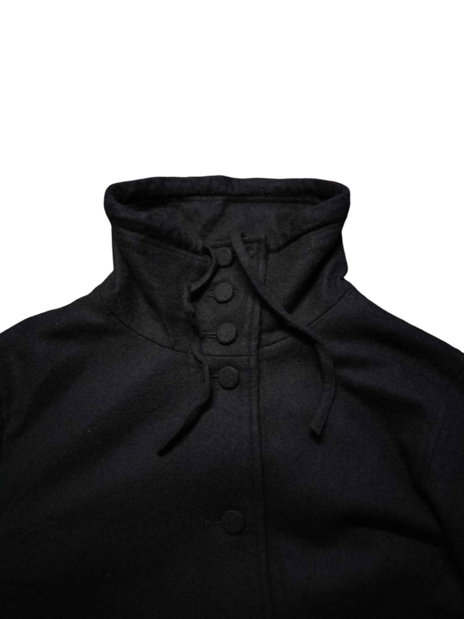 Japanese Brand TOKUKO 1er vol J wool Long jacket coat made in japan Size US L / EU 52-54 / 3 - 3 Thumbnail