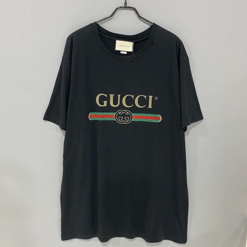 Gucci Gucci Classic belt logo short sleeves Size US XL / EU 56 / 4 - 1 Thumbnail