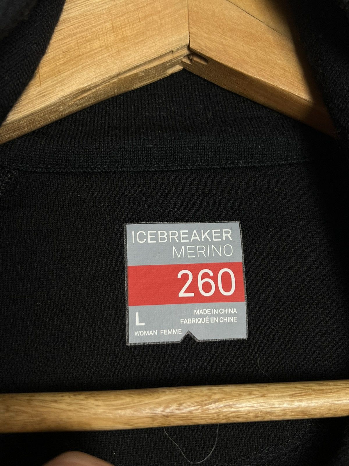 Icebreaker Icebreaker Merino Bodyfit 260 Zip 1/3 Fleece Long Sleeve Size L / US 10 / IT 46 - 5 Thumbnail