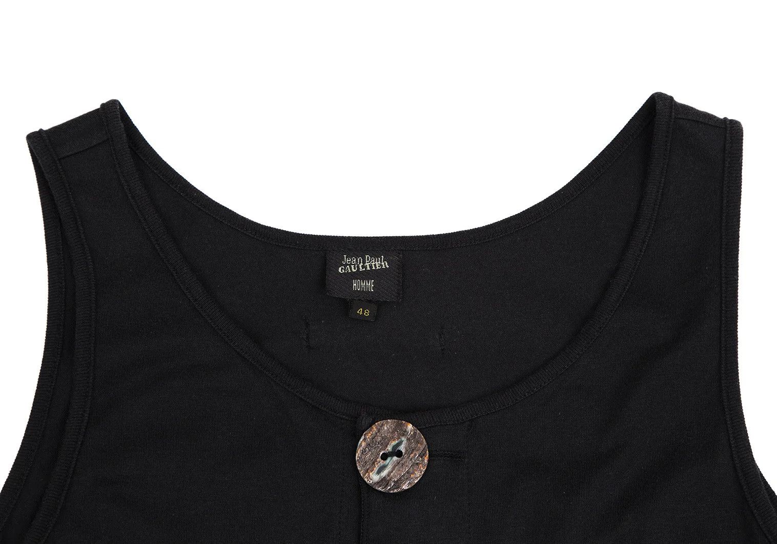 Jean Paul Gaultier Side Out Seam Design Vest in Black Size 48 Size US M / EU 48-50 / 2 - 3 Thumbnail