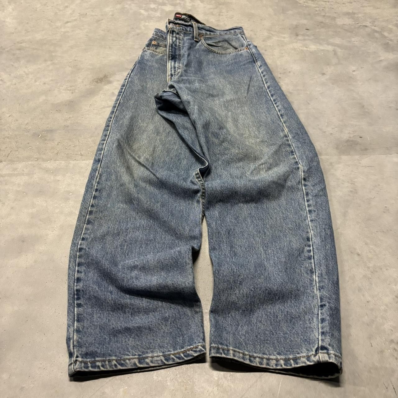 Levi's × Vintage Crazy Vintage 90s Medium Wash Levis Made In USA Denim Jeans! Size US 36 / EU 52 - 3 Thumbnail
