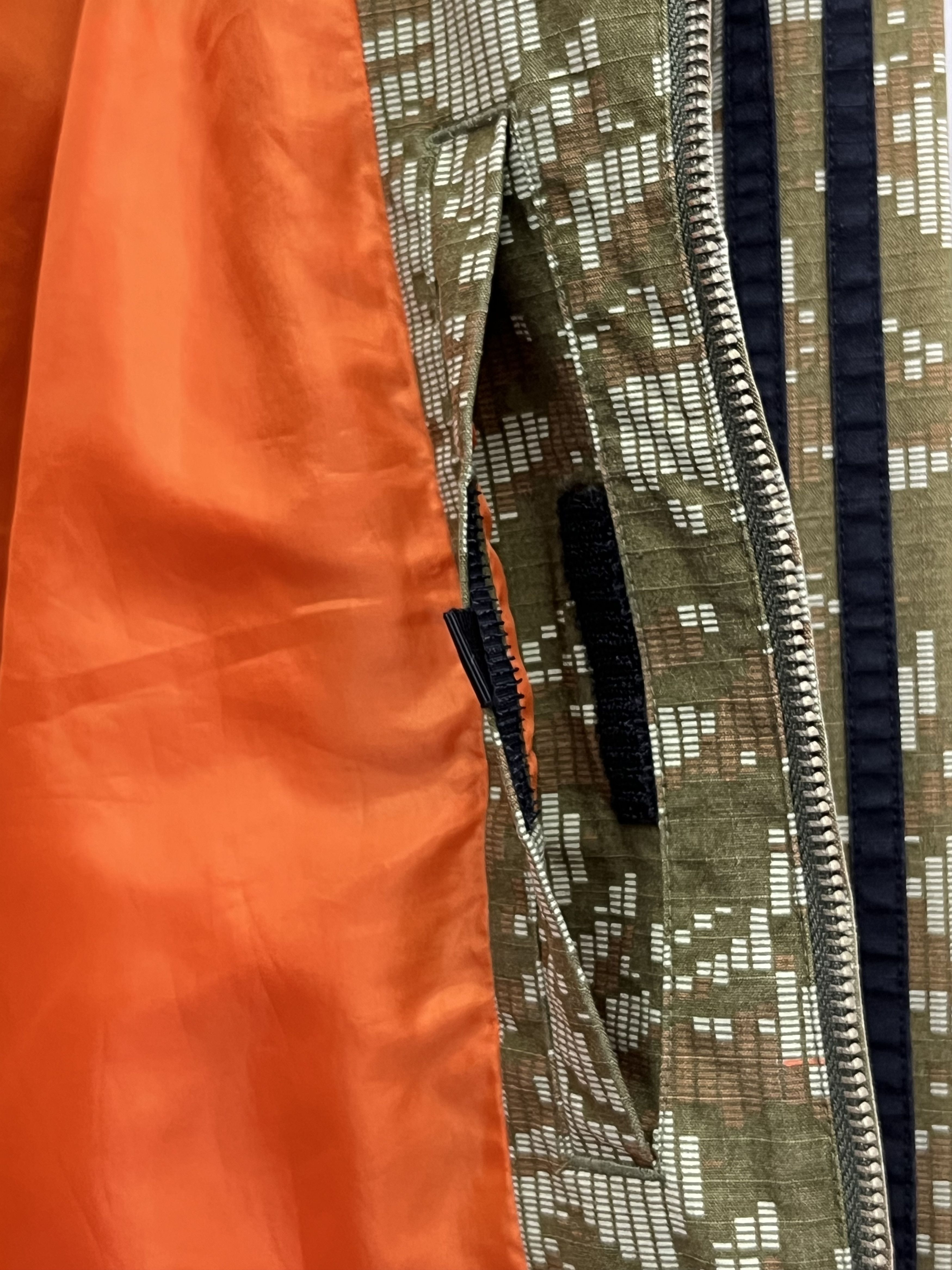 Adidas RARE💥ADIDAS Vintage Y2K Abstract Digital Camo Bomber Jacket Size US M / EU 48-50 / 2 - 8 Thumbnail