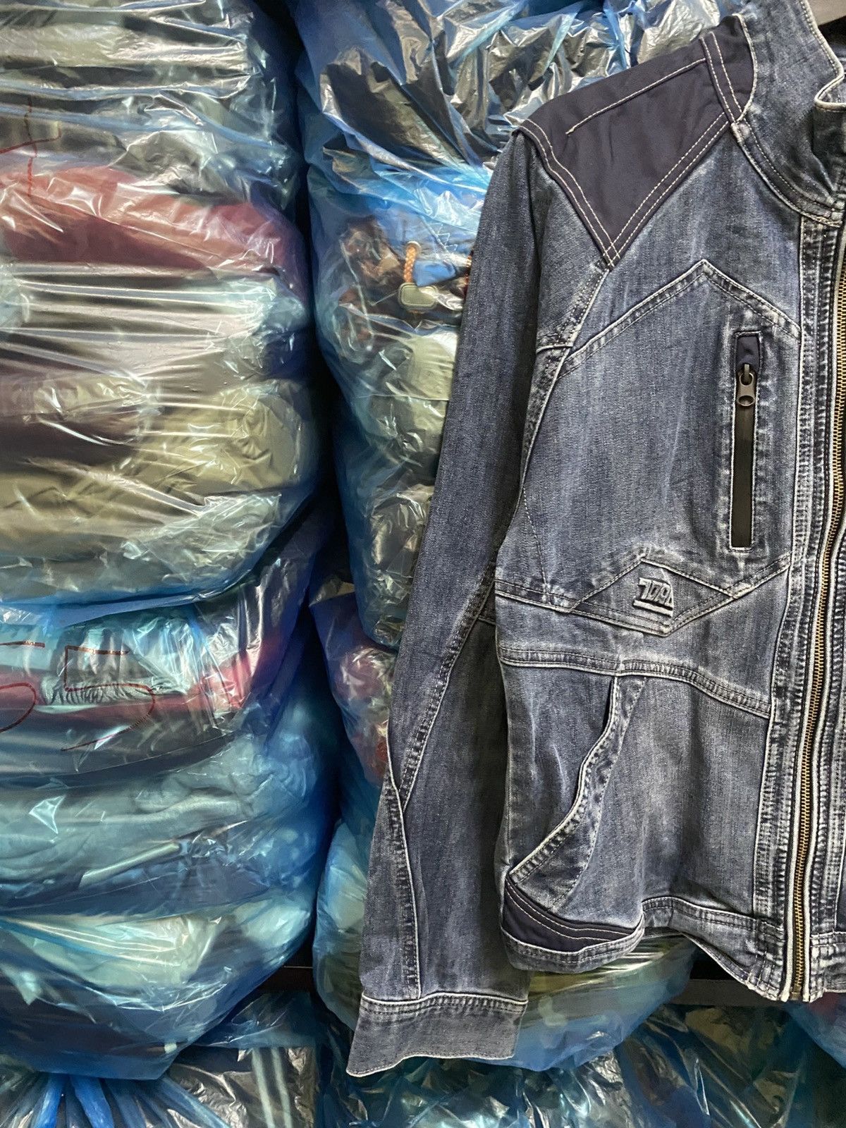 Japanese Brand Tora Japan Tactical Denim Work Jacket with Cordura Shoulder Size US L / EU 52-54 / 3 - 5 Thumbnail