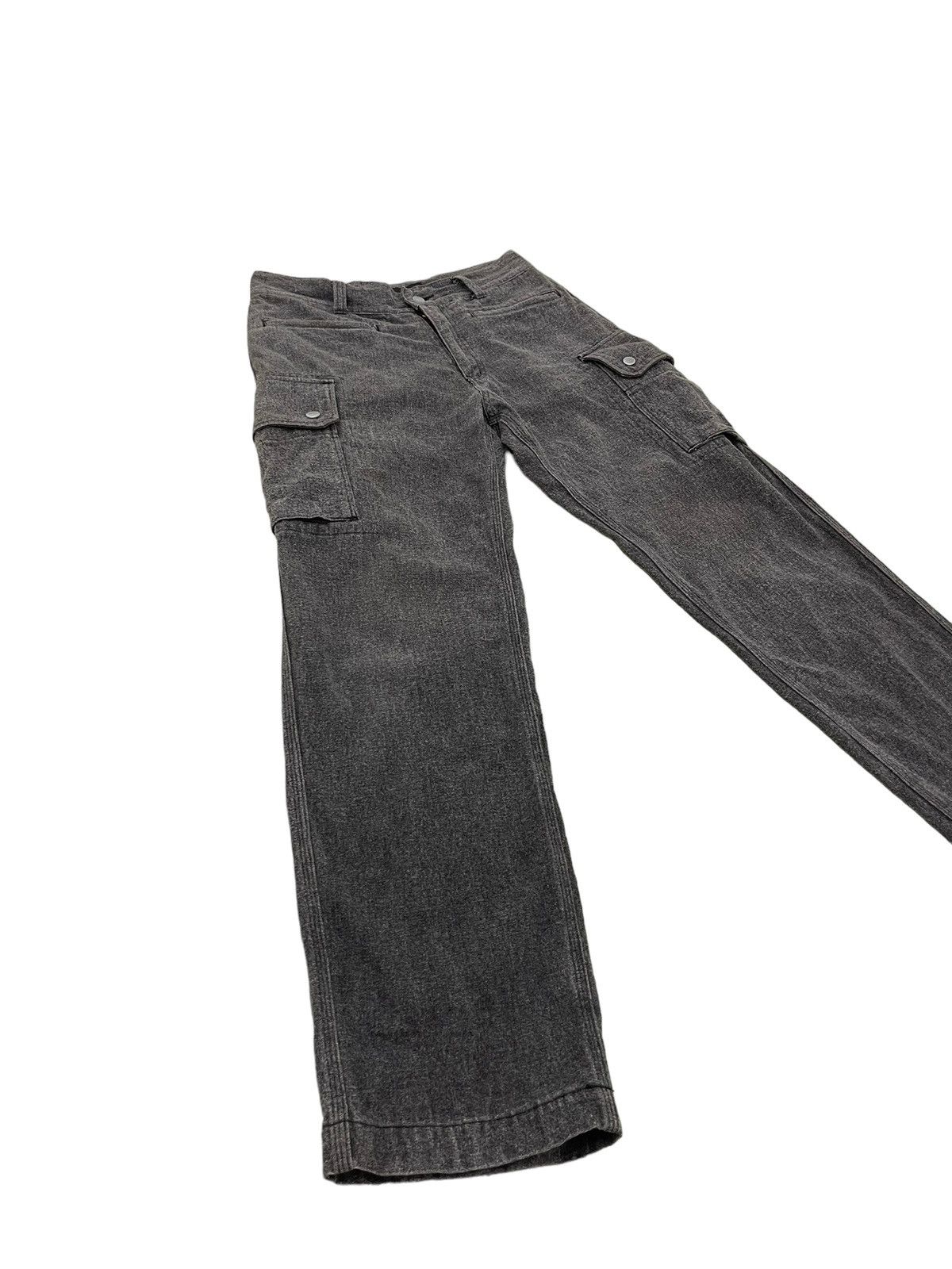 Japanese Brand Moleskin Cargo Acoustic Japan Thick Regular 7🟦2 Size US 31 - 2 Thumbnail