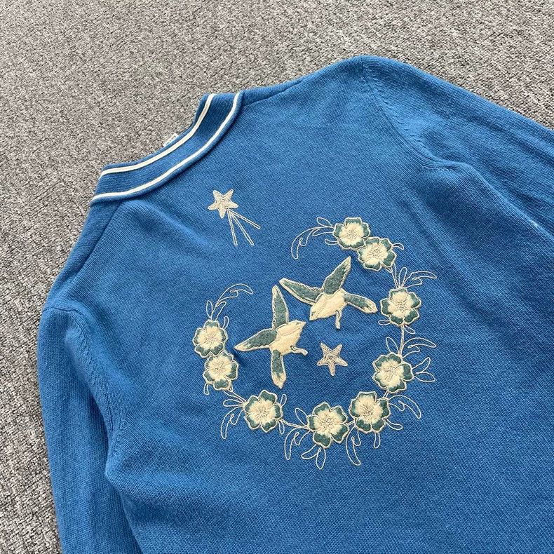Gucci Gucci New era Gucci Yankees co-branded blue cardigan jacket Size US XS / EU 42 / 0 - 8 Thumbnail