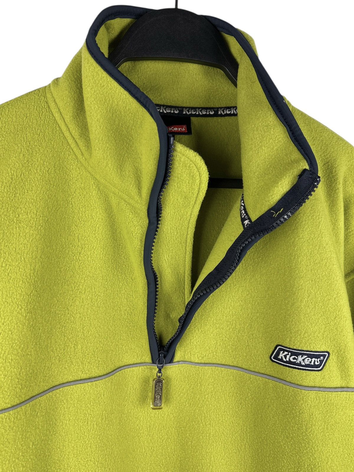 Kickers Vintage Y2K Kickers Baggy Fleece Pullover With Nylon Men’s M Size US M / EU 48-50 / 2 - 6 Thumbnail