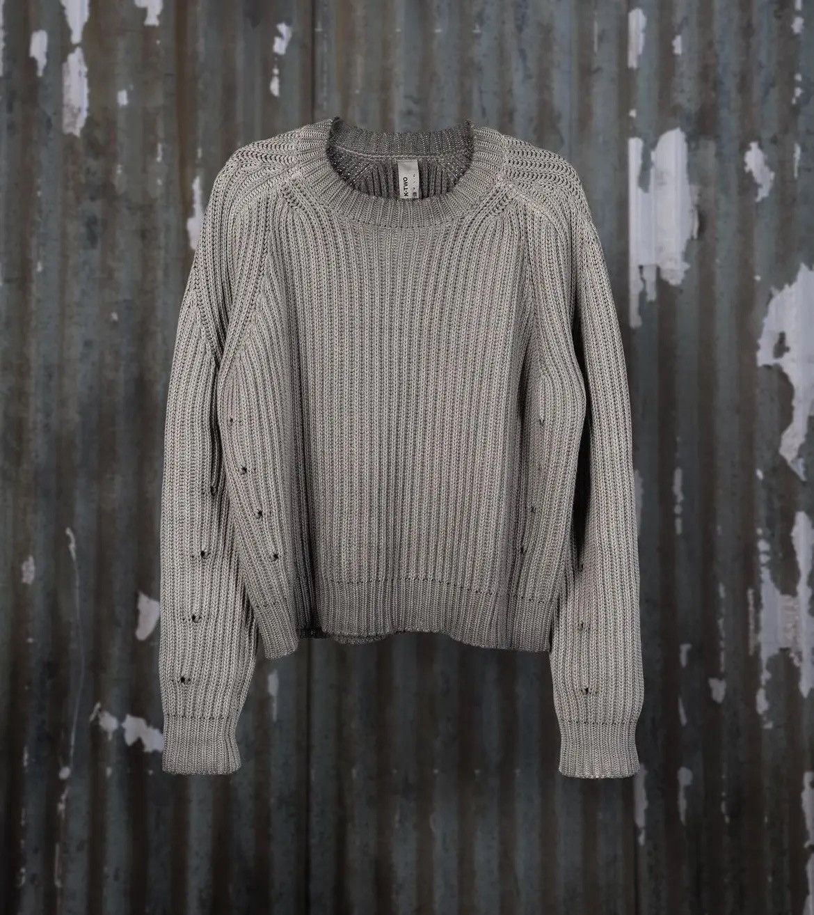 image of K Two Studios Ktwo Studios Knit in Grey, Men's (Size Large)