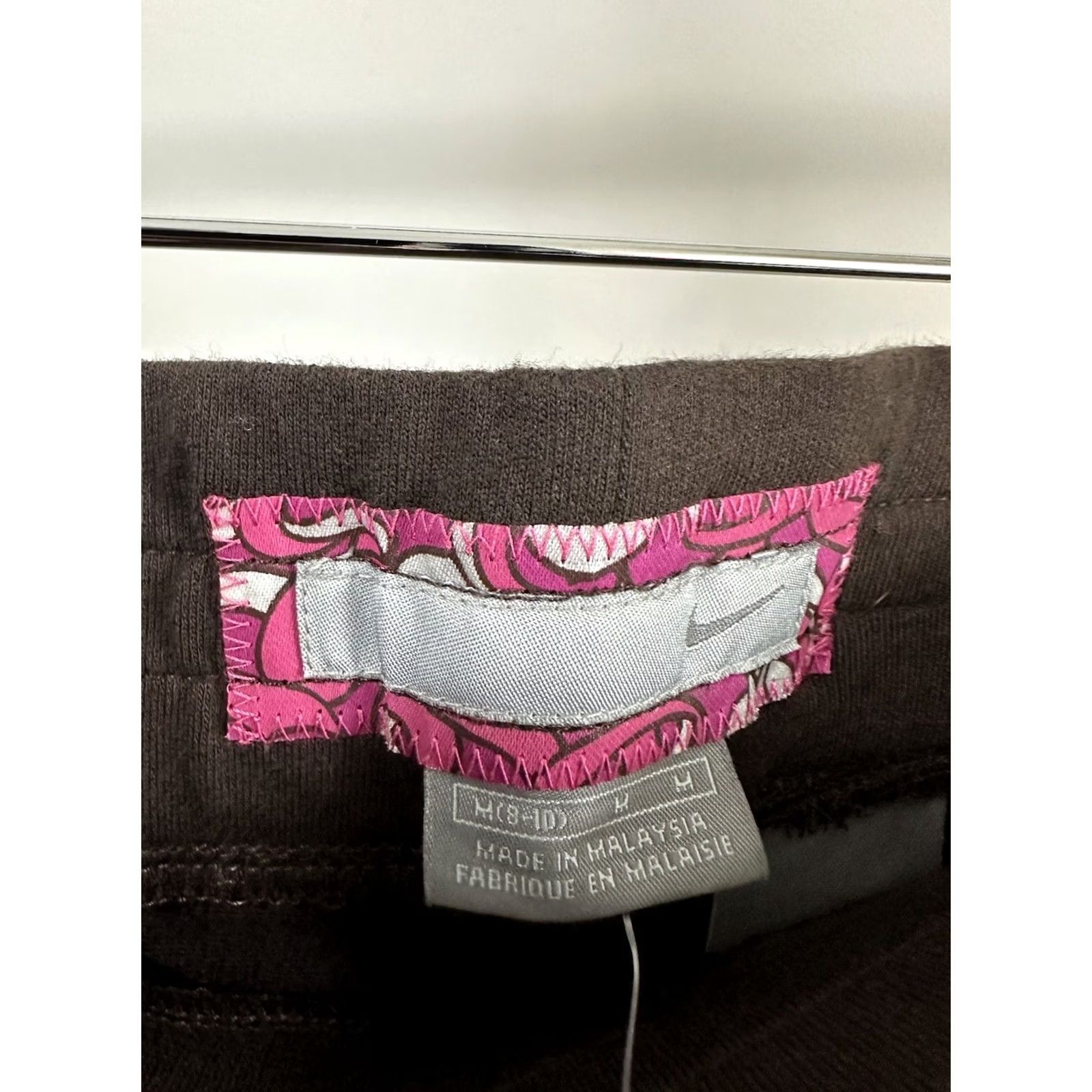 Nike NWT Nike Y2K Women's Low Rise Flared Pants Size M Striped Pink Brown Ankle 90s ? Size 32" / US 10 / IT 46 - 4 Thumbnail