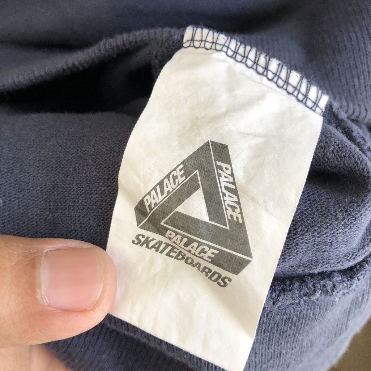 Palace × Vintage Y2k PALACE CENTER LOGO SWEATER Size US L / EU 52-54 / 3 - 4 Thumbnail