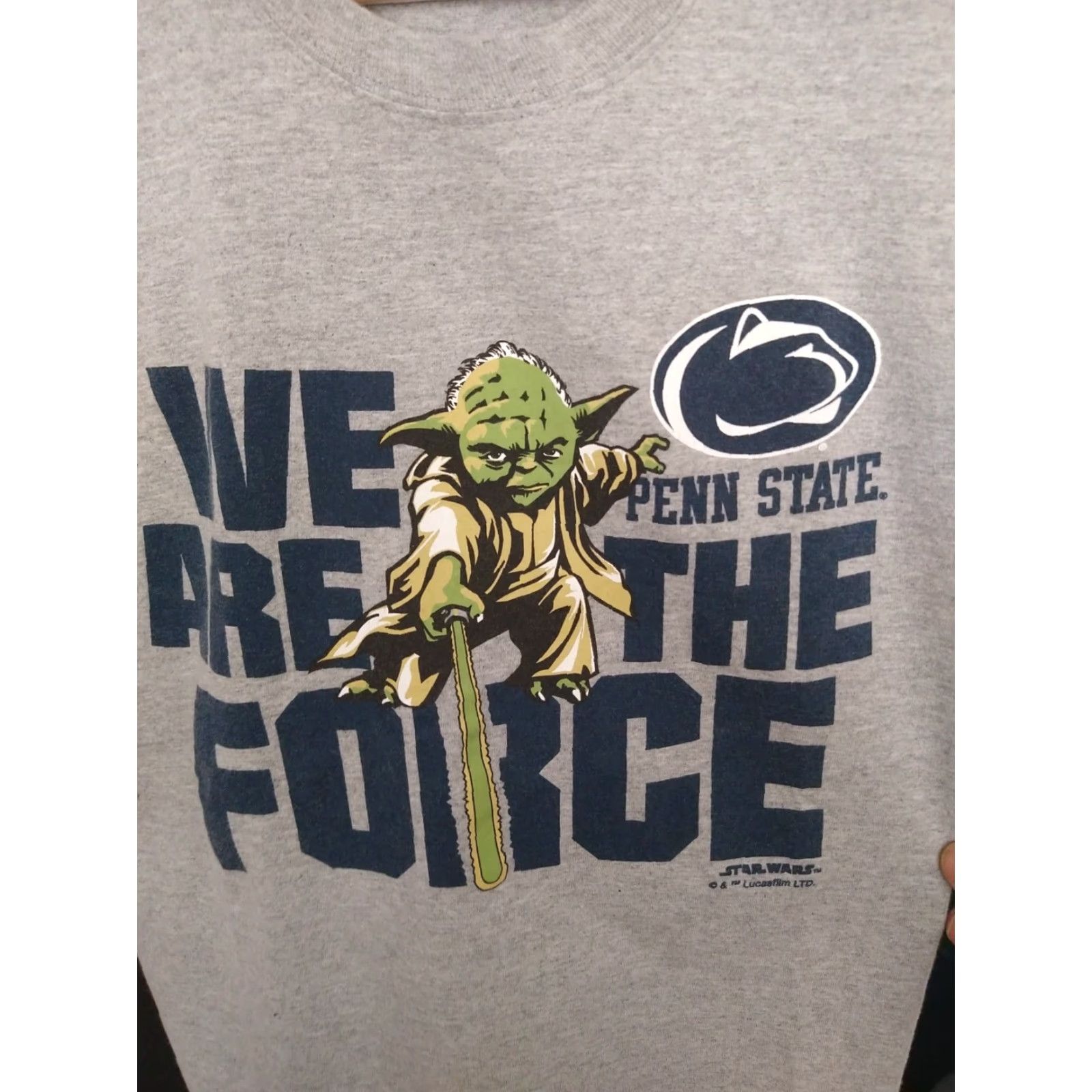 Champion VINTAGE Champion Penn State X Star Wars Yoda T-shirt M Mens Gray Size M Rare Shirt Star Wars 90s Size US M / EU 48-50 / 2 - 3 Thumbnail