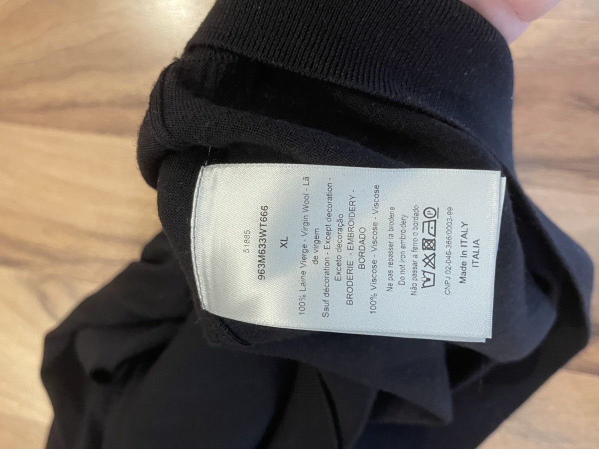 Dior Dior Homme knit sweater black xl ‘dior by dior’ Size US XL / EU 56 / 4 - 8 Thumbnail