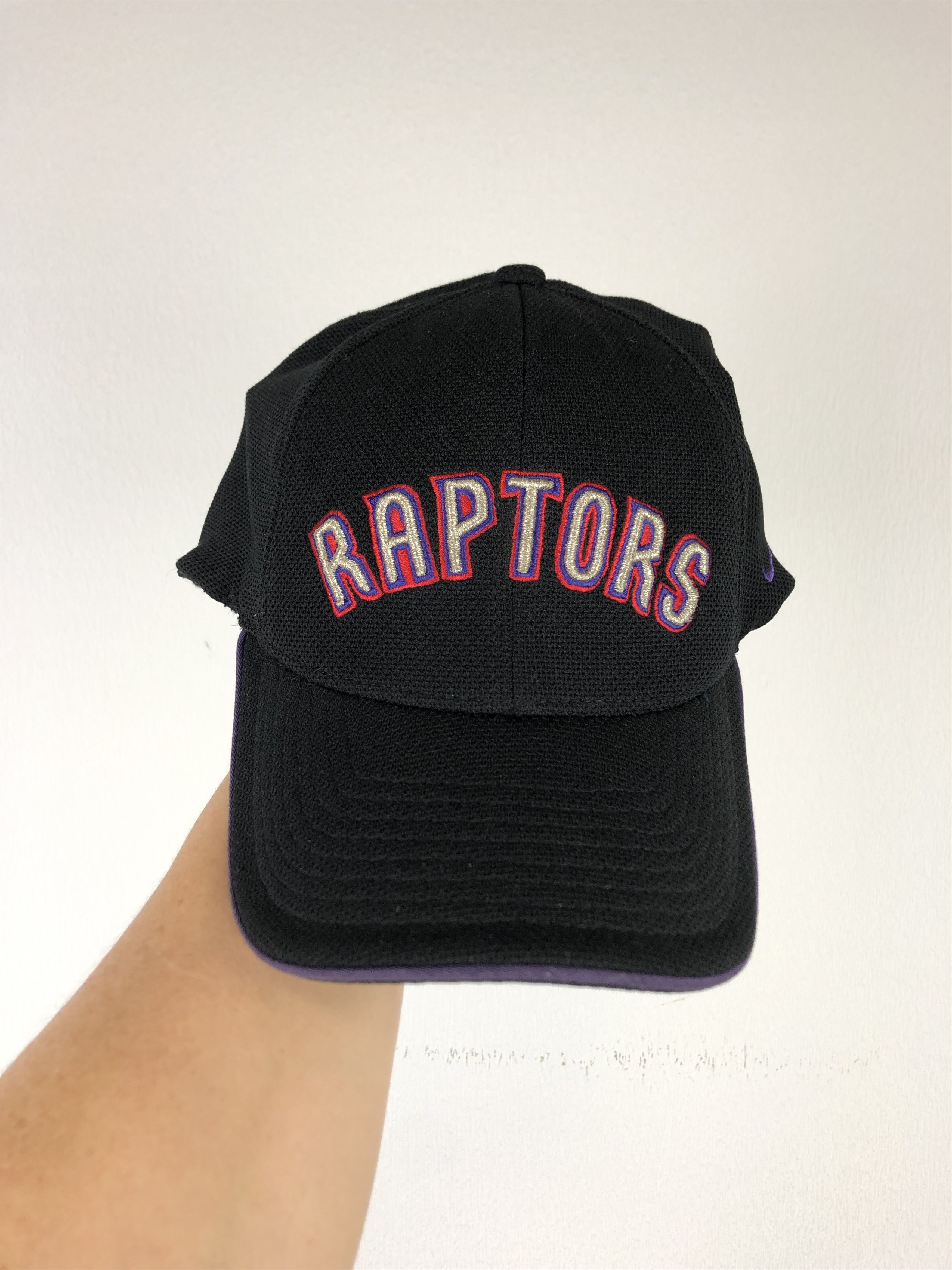 Vintage Nike Toronto Raptors Hat Cap NBA Snapback Spell Out