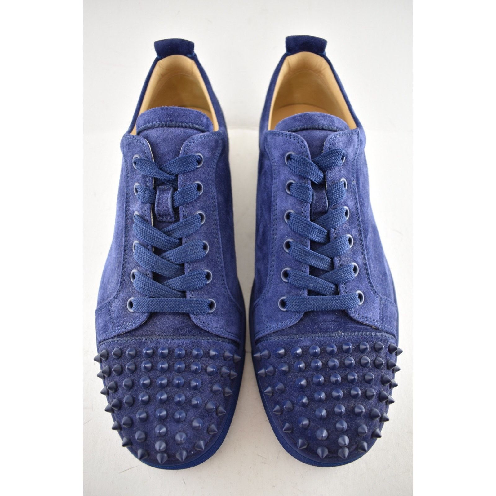Christian Louboutin Christian Louboutin Louis Junior Spikes Flat China Blue Low Size US 10.5 / EU 43-44 - 5 Thumbnail