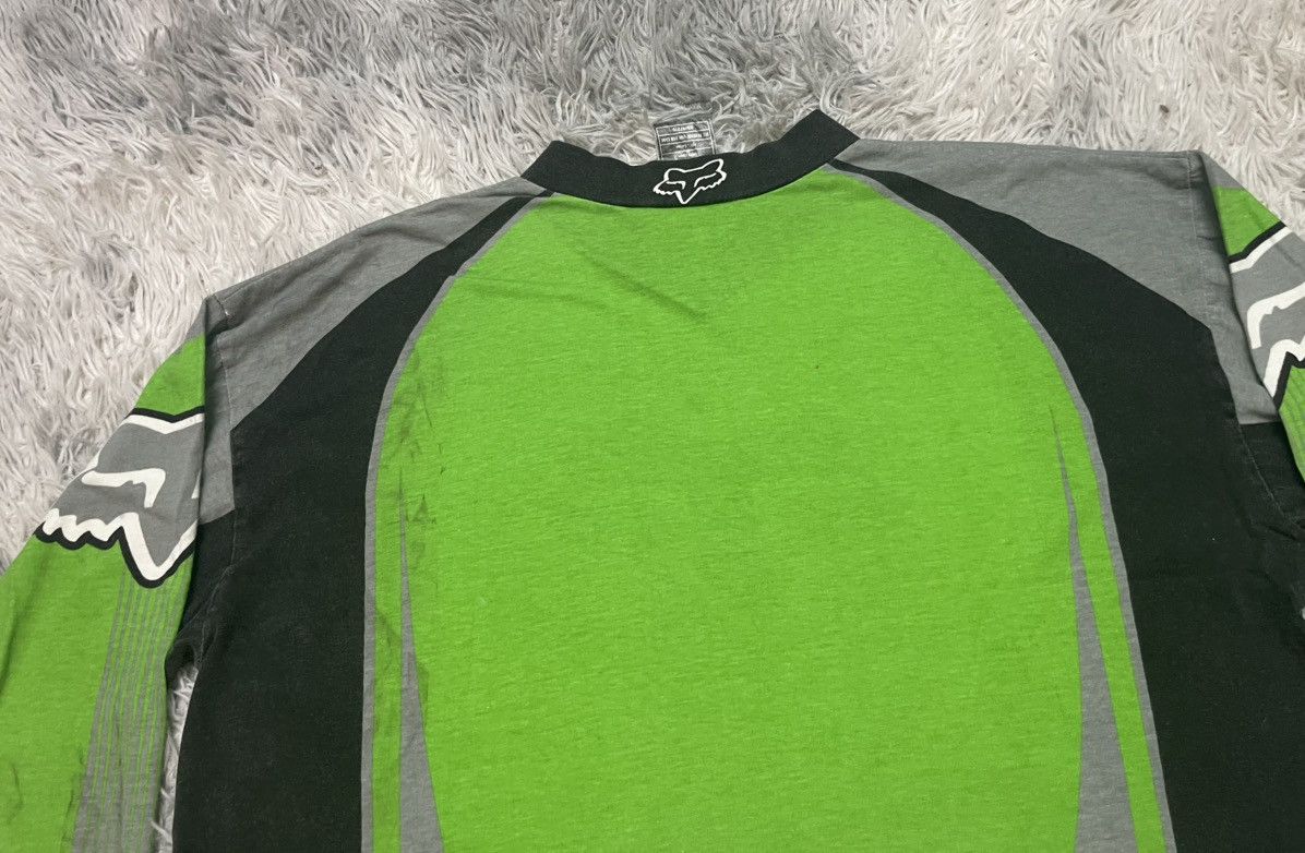 Fox Racing VINTAGE FOX RACING SHIRT GREEN COLOUR RARE Size US L / EU 52-54 / 3 - 16 Thumbnail