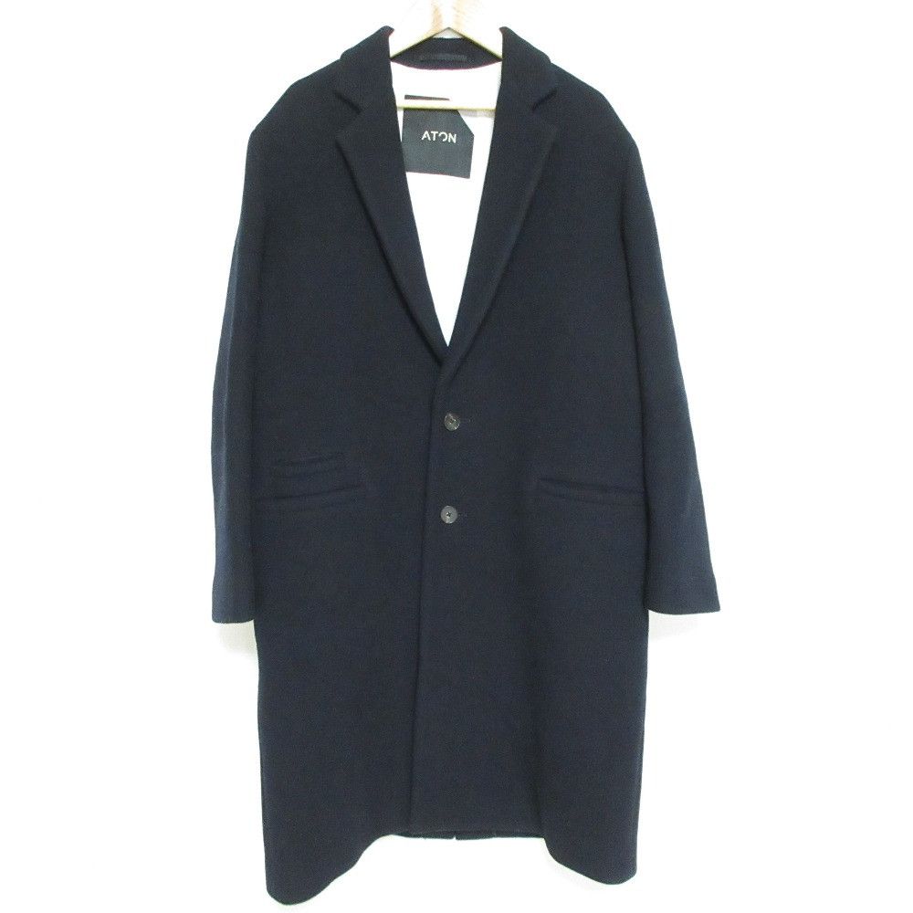 Other Other ATON AIR DOUBLE MELTON Chesterfield Coat Wool Coat Others Outerwear DUTY FREE for USA Size ONE SIZE - 1 Thumbnail