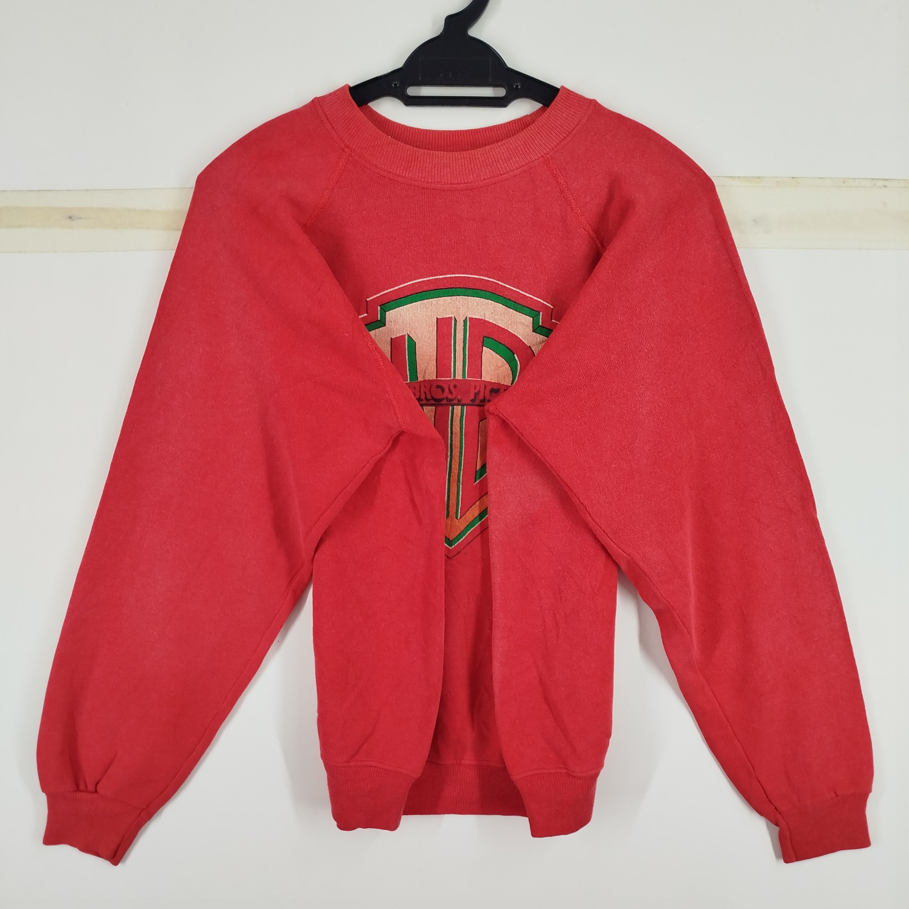 Hanes × Vintage × Warner Bros Vintage Warner Bros Pictures Big Logo 80's Hanes USA CropTop Size US M / EU 48-50 / 2 - 3 Thumbnail