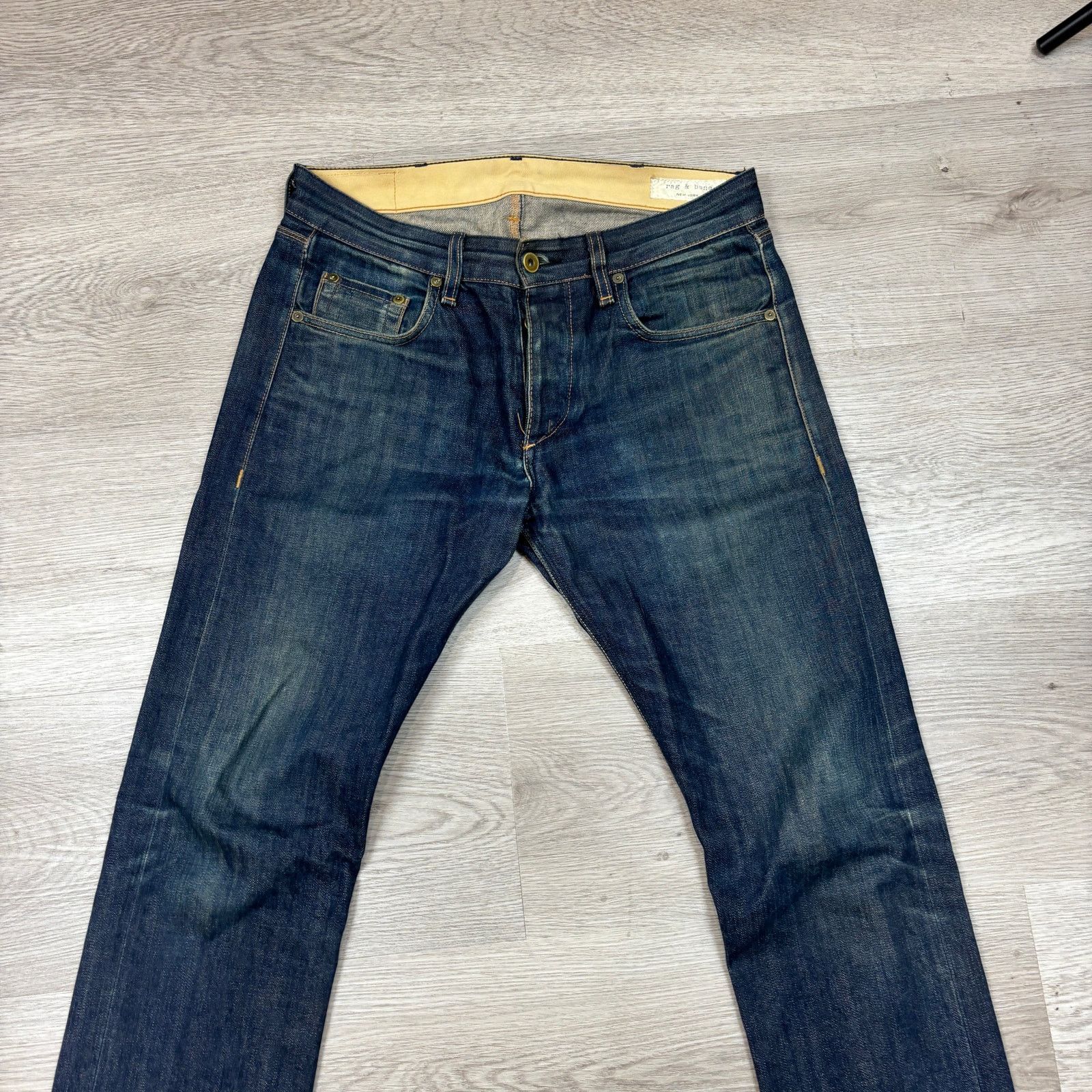 Rag & Bone Rag & Bone Indigo Selvedge Denim Jeans Men's 31x34 Size US 31 - 2 Thumbnail