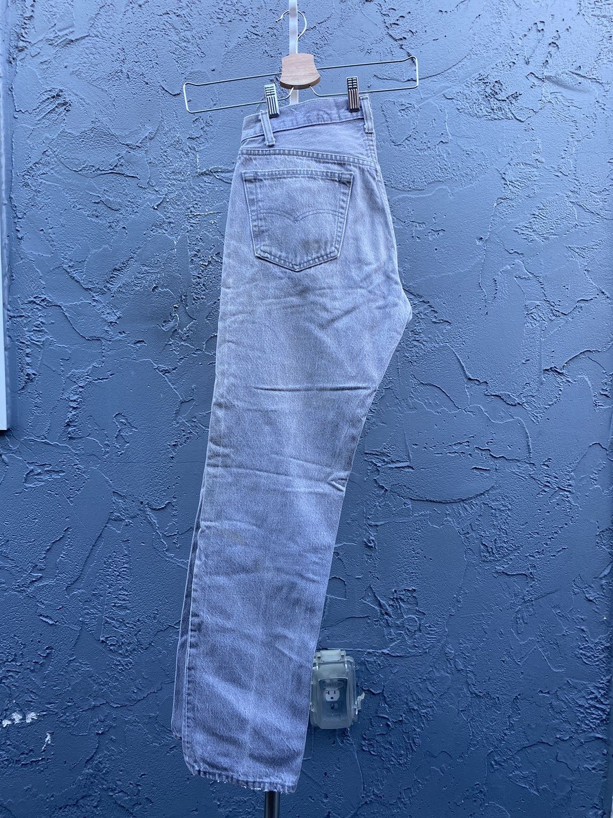 Levi's Vintage 90s Levi's 501xx Jeans - Faded Grey Wash Size US 32 / EU 48 - 4 Thumbnail