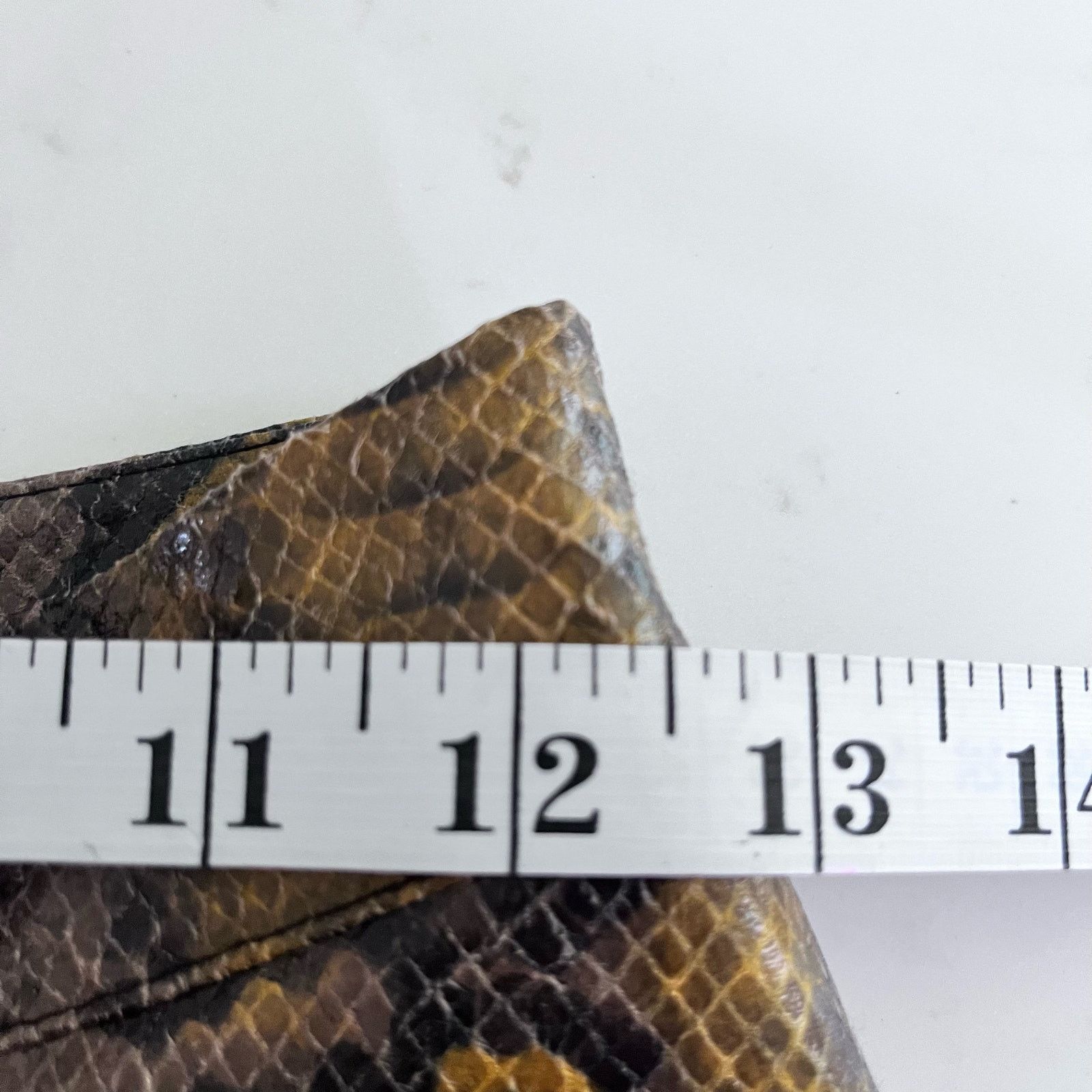Zara Zara Women's Skirt XS Snake Print Midi Yellow Brown Size 25" / US 0 / IT 36 - 7 Thumbnail