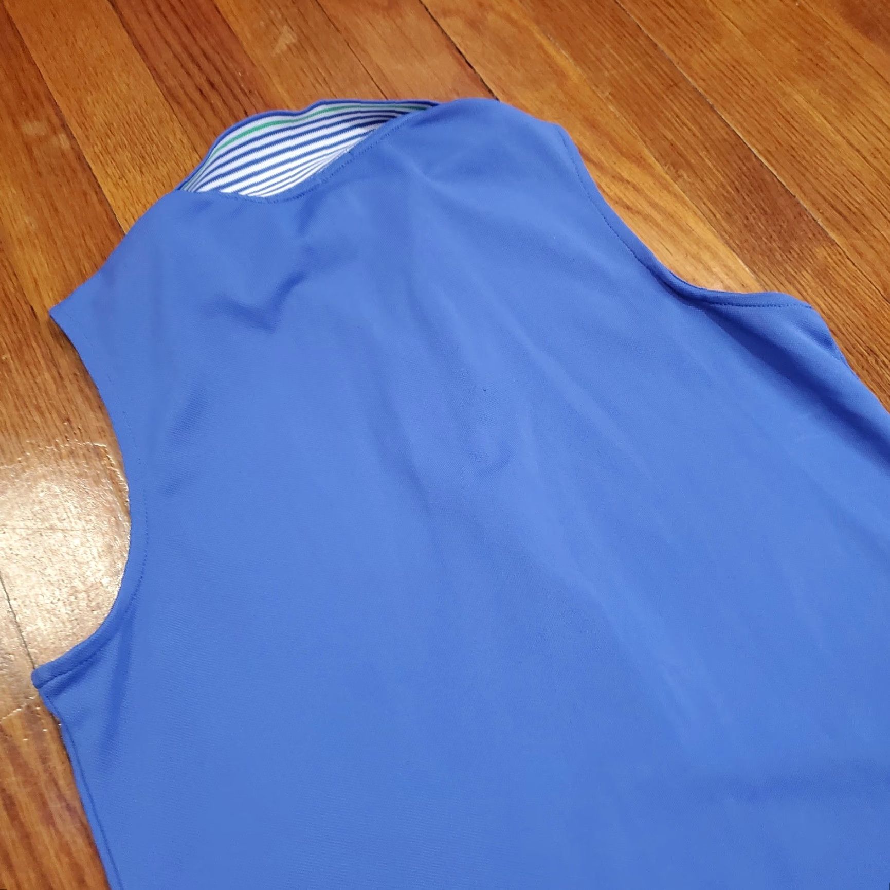 Ralph Lauren VINTAGE RLX Ralph Lauren Polo Shirt Womens Sleeveless Tailored Fit Wicking Golf Blue/Royal Blue Size S / US 4 / IT 40 - 6 Thumbnail