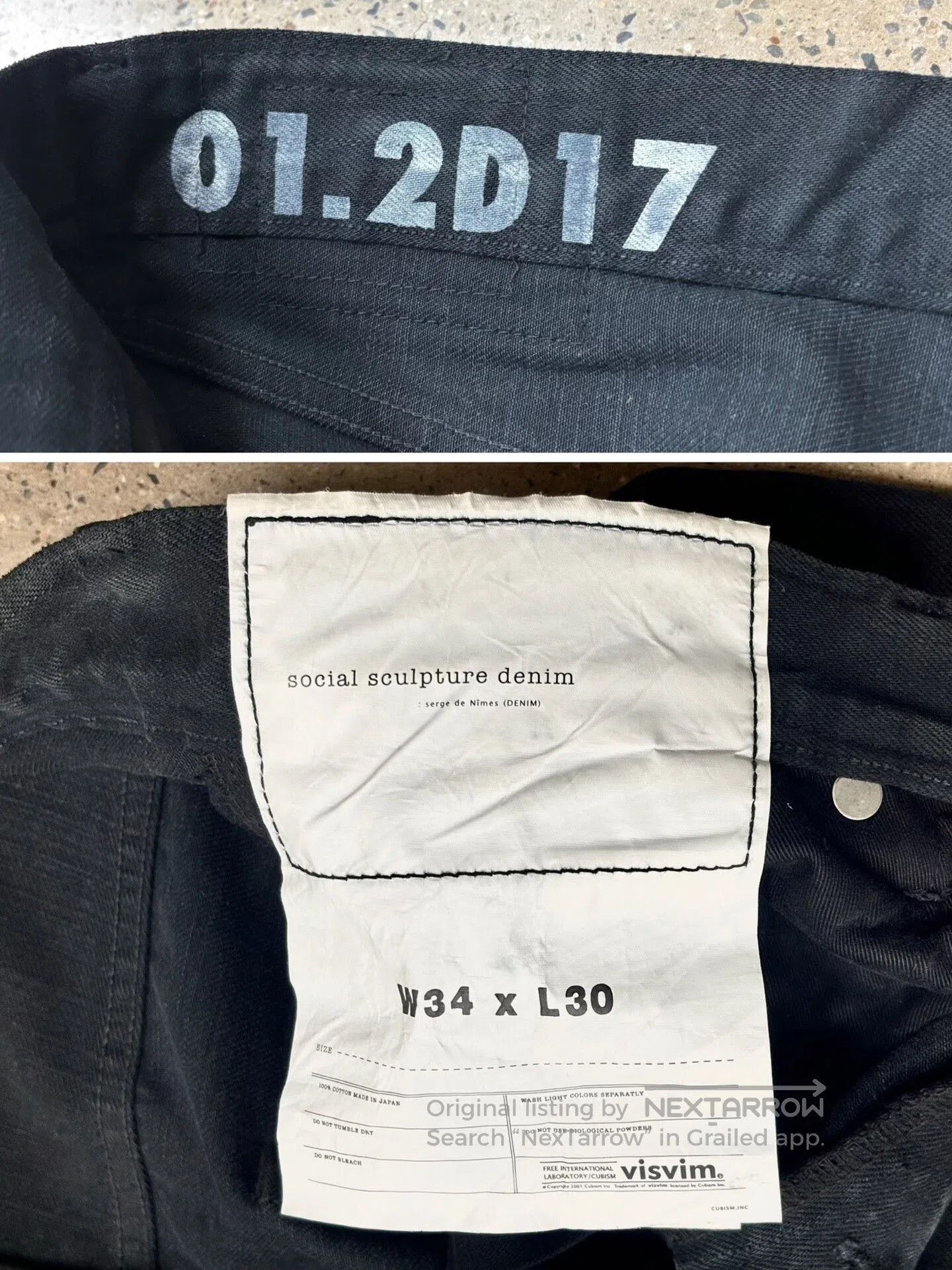 Visvim visvim damaged black jeans W34L30. Size US 34 / EU 50 - 8 Thumbnail