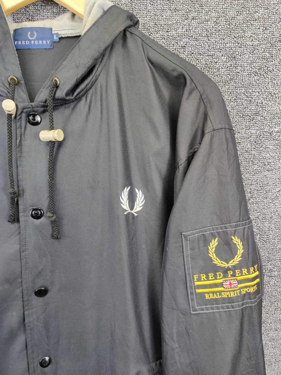 Vintage Fred Perry Zipper Windbreaker Light Jacket