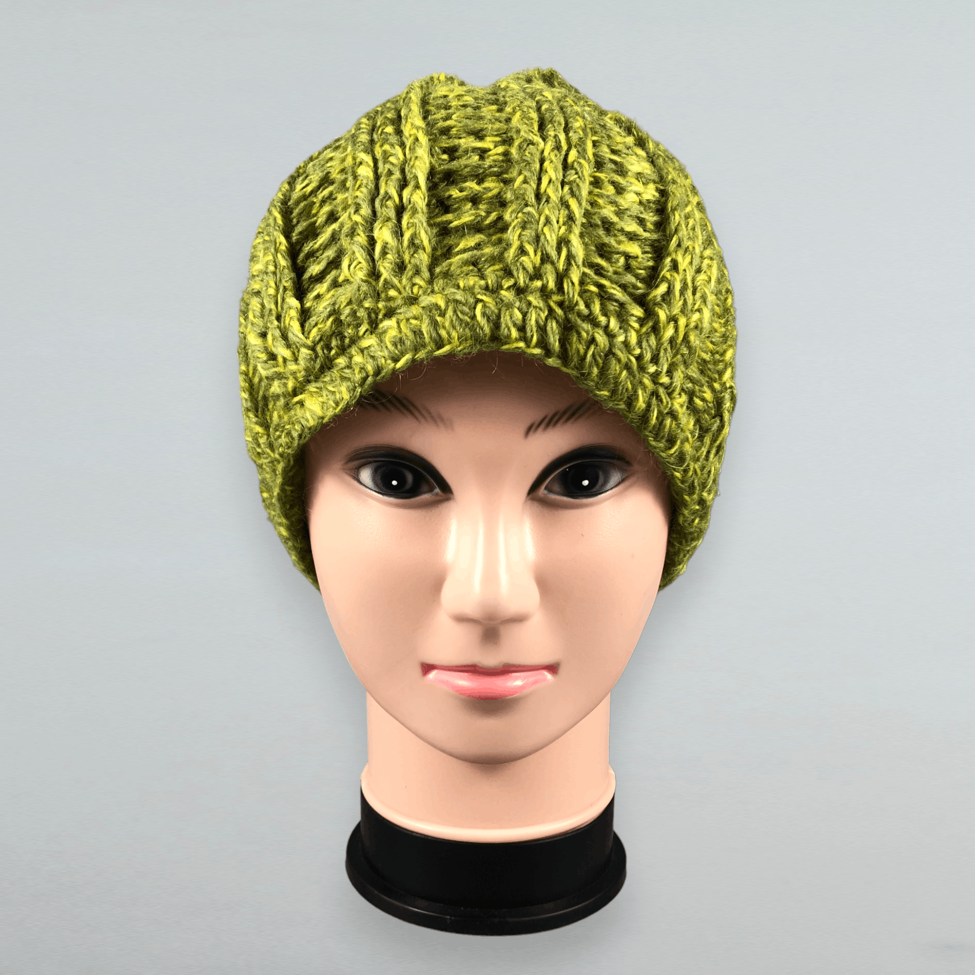 Japanese Brand Cable Knit Plain Beanie Size ONE SIZE - 1 Thumbnail