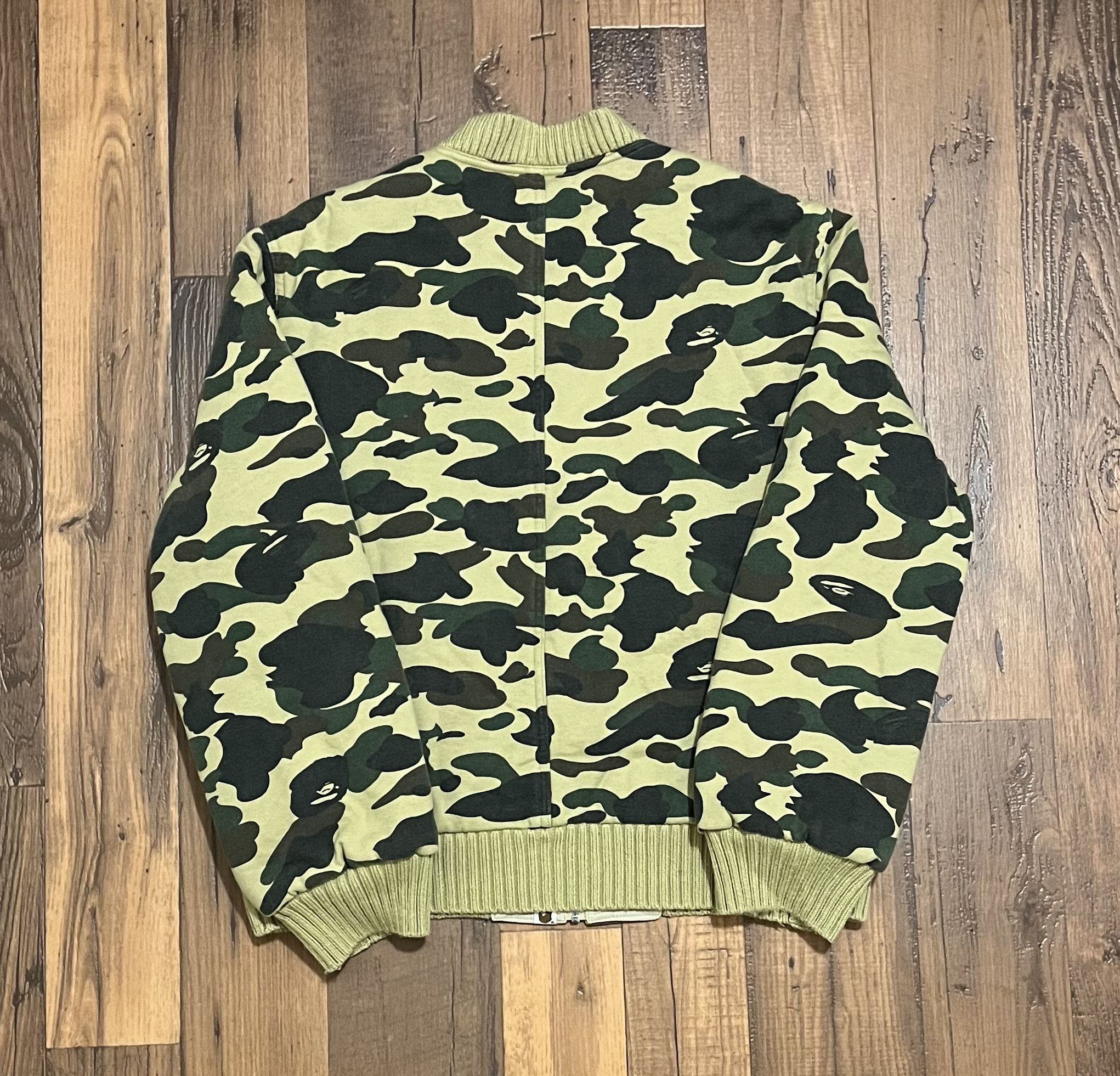 Bape Bape reversible camo heavy bomber jacket Size US XL / EU 56 / 4 - 3 Thumbnail