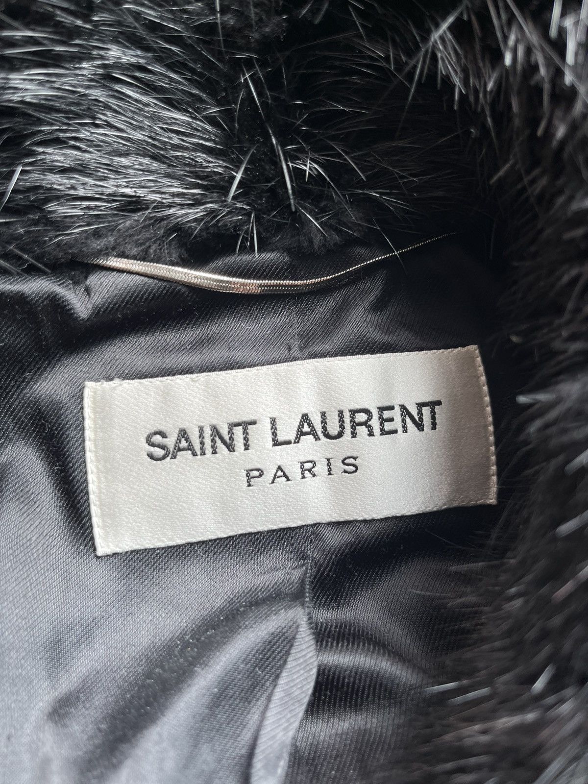 Saint Laurent Paris 46 Saint Laurent Nutria real fur collar wool peacoat jacket Size US S / EU 44-46 / 1 - 10 Thumbnail
