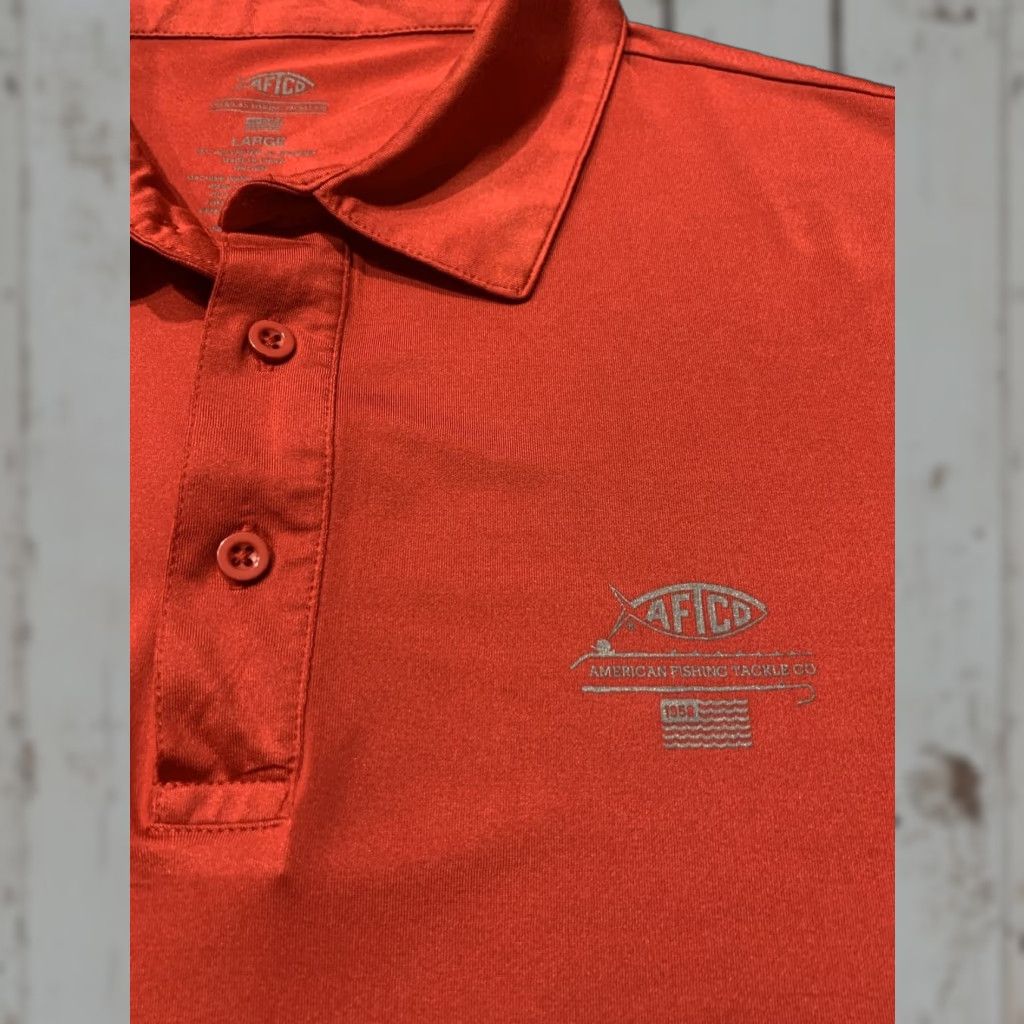Vintage VINTAGE AFTCO Polo Shirt Men Large Red Performance 90s Size US L / EU 52-54 / 3 - 1 Thumbnail