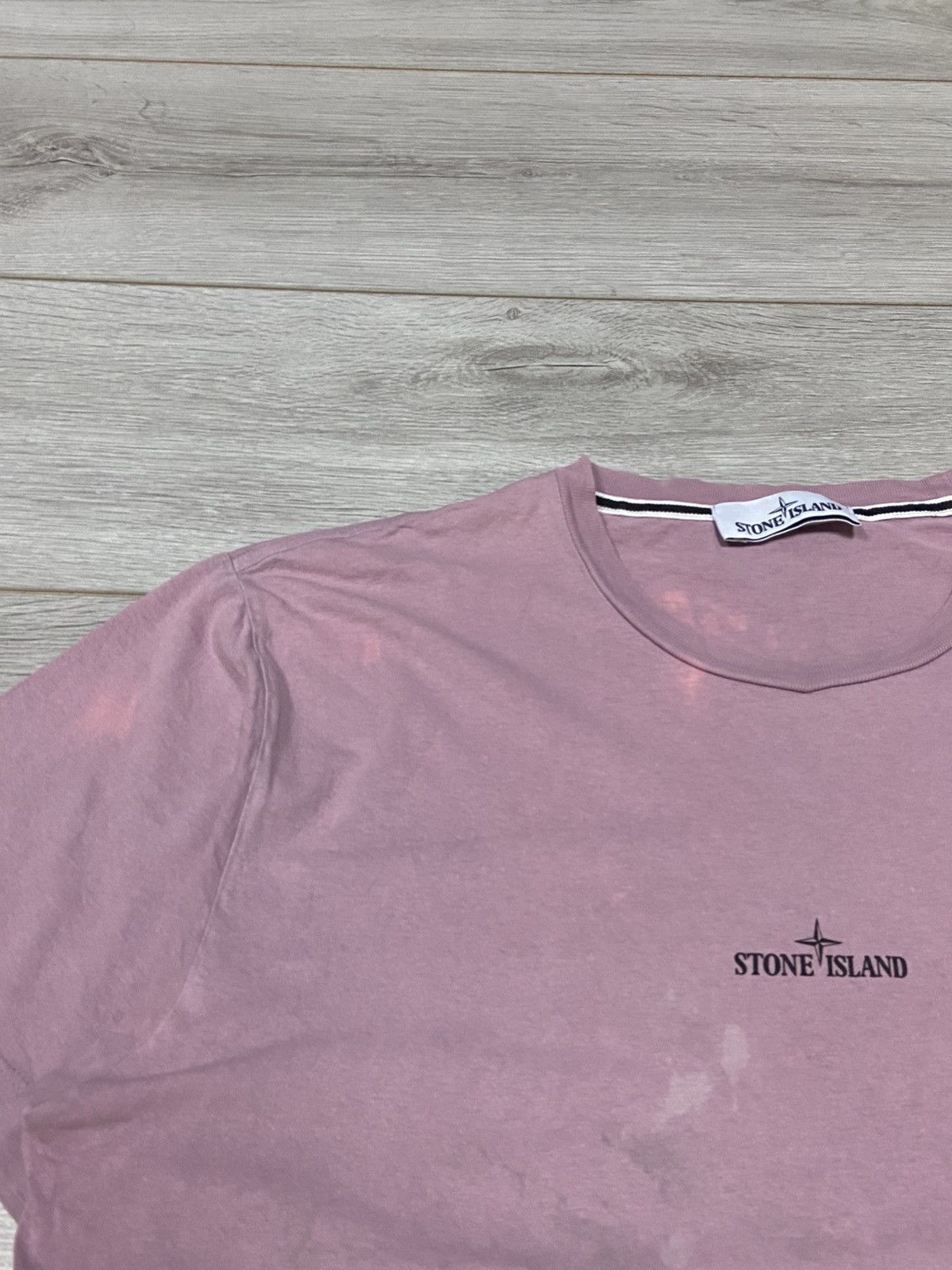 Stone Island Stone Island big logo compass vintage distressed shirt Size US L / EU 52-54 / 3 - 6 Thumbnail