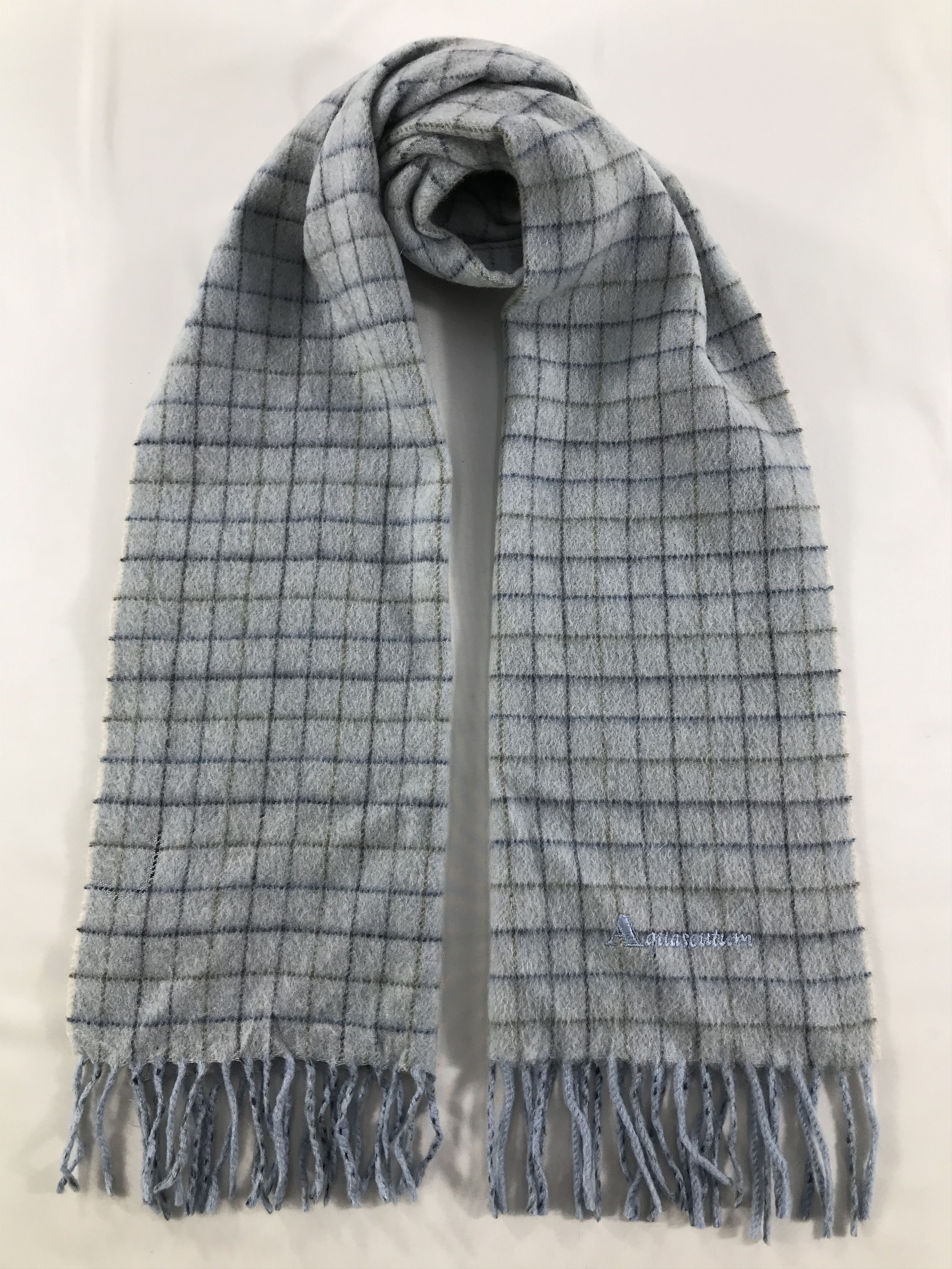 Aquascutum Vintage Aquascutum Scarf/Muffler/Neckwear MF1382 Size ONE SIZE - 1 Thumbnail