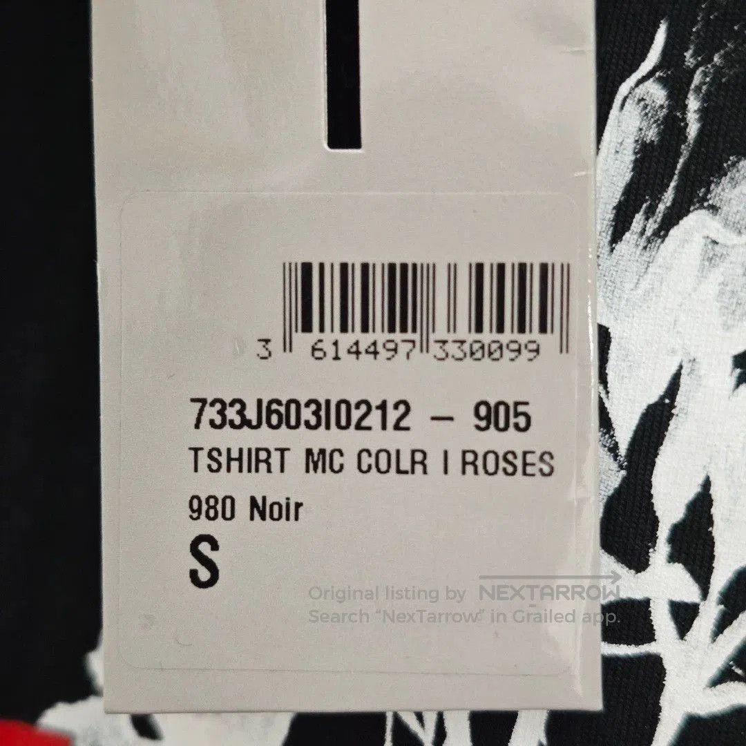 Dior dior rose logo short sleeve t-shirt. Size US S / EU 44-46 / 1 - 6 Thumbnail