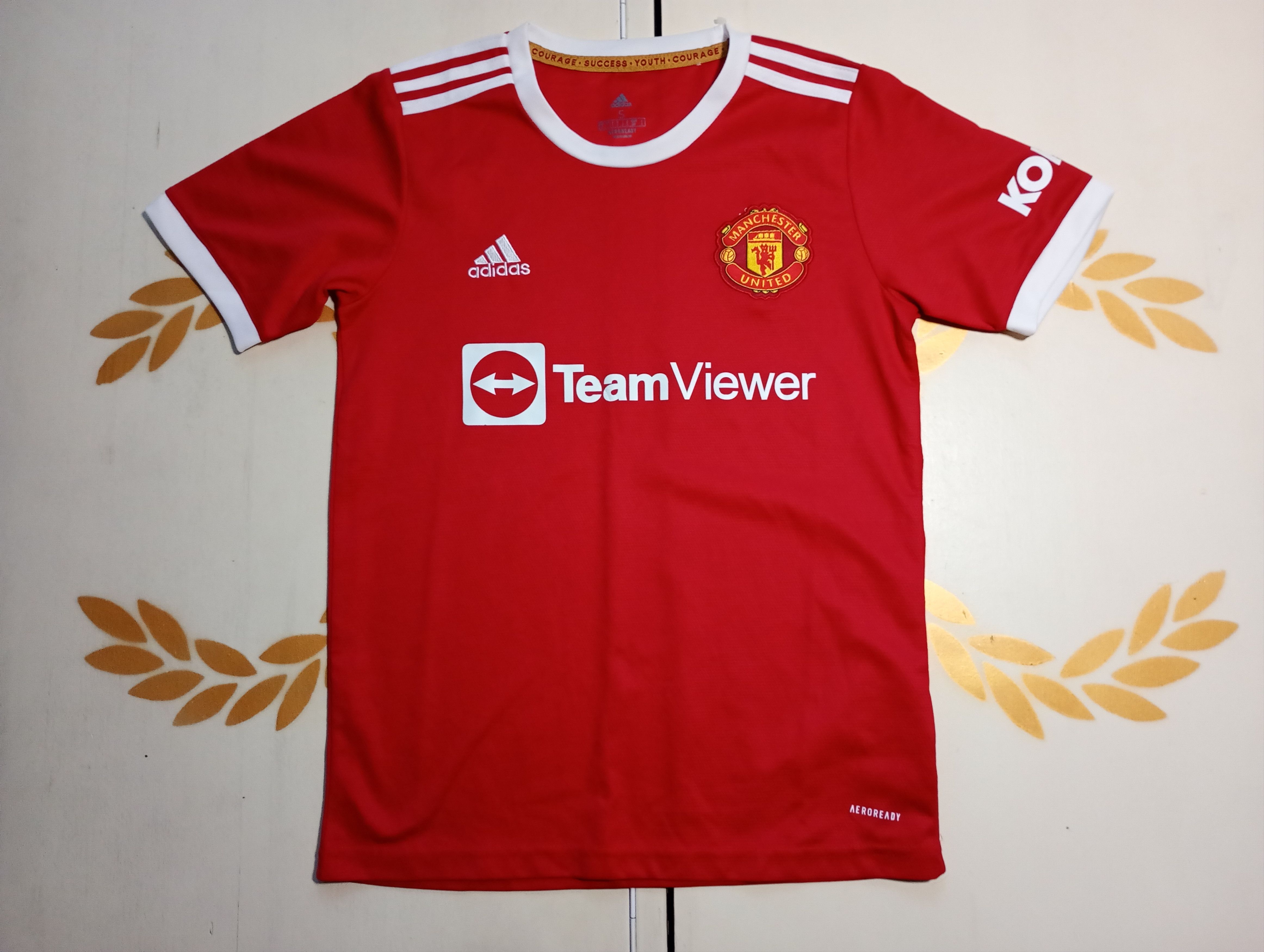 Adidas Adidas Manchester United Home Jersey 2021-2022 Size US S / EU 44-46 / 1 - 1 Thumbnail