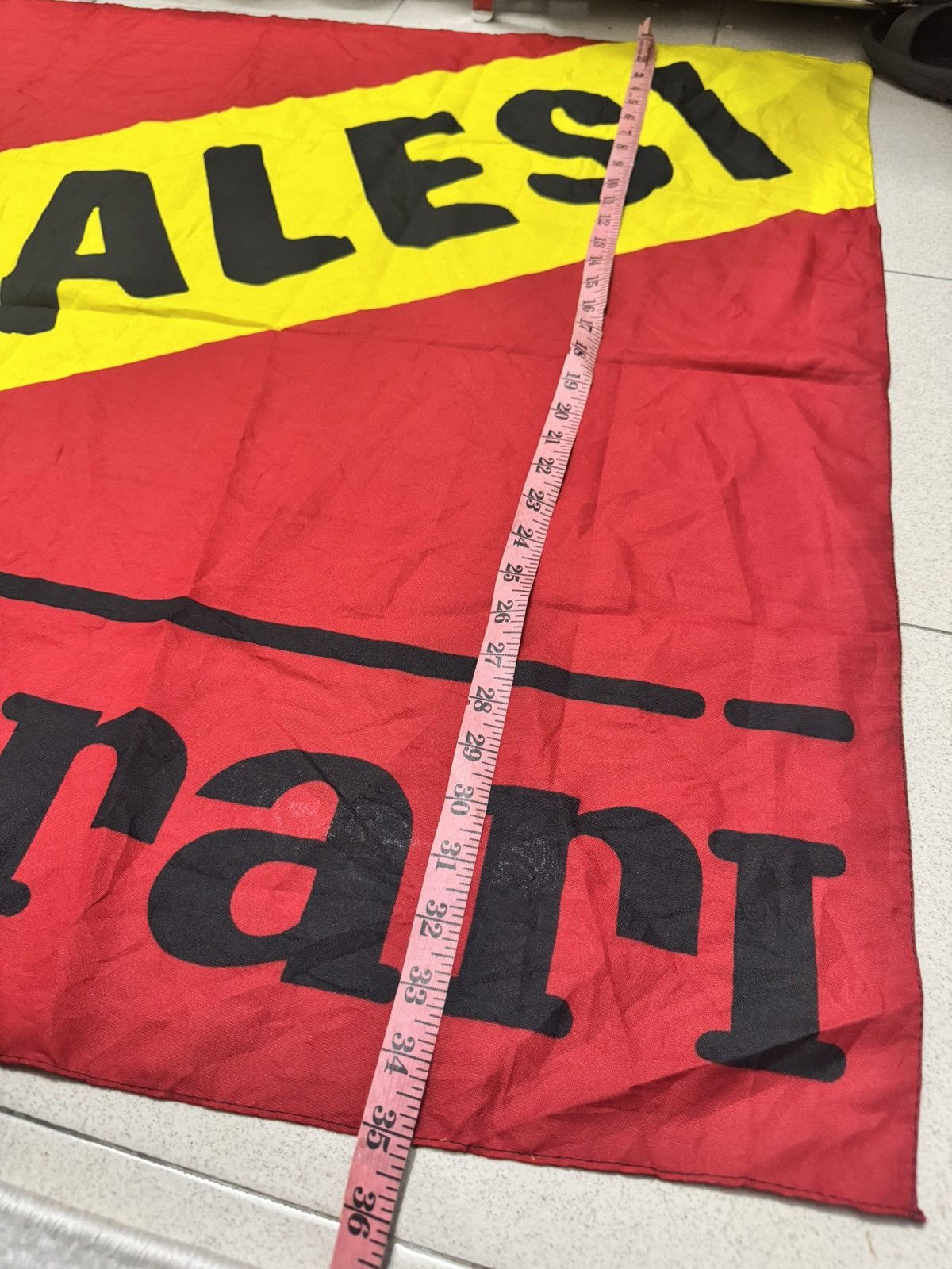 Ferrari VINTAGE 1990s JEAN ALESI FERRARI FLAG SCARF Size ONE SIZE - 3 Thumbnail