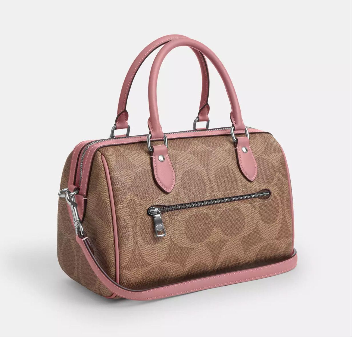 Rowan Satchel Bag In Maxi Signature Canvas CCD76