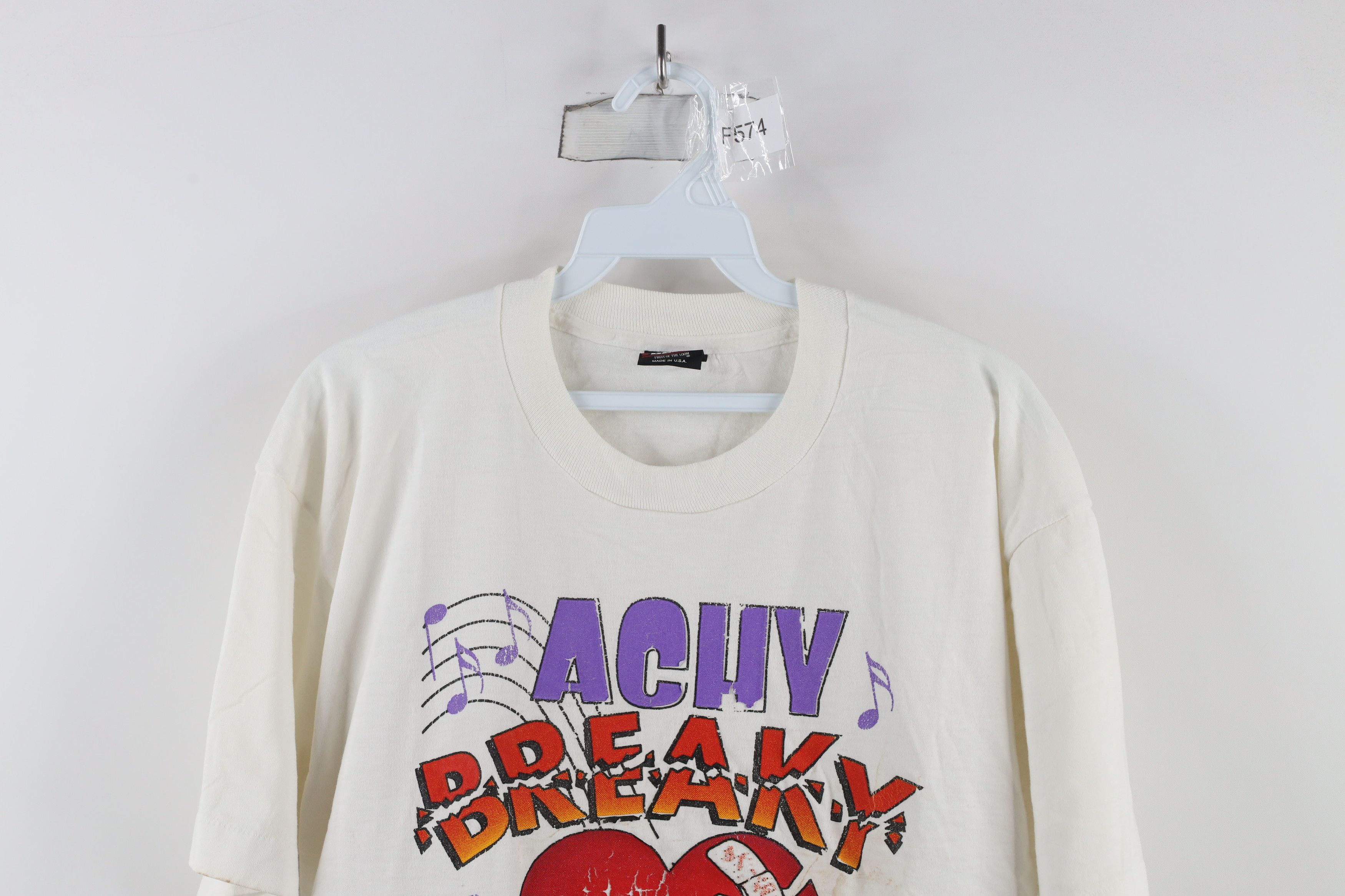 Vintage Vintage 90s Achy Breaky Heart Billy Ray Cyrus T-Shirt USA Size US L / EU 52-54 / 3 - 2 Thumbnail
