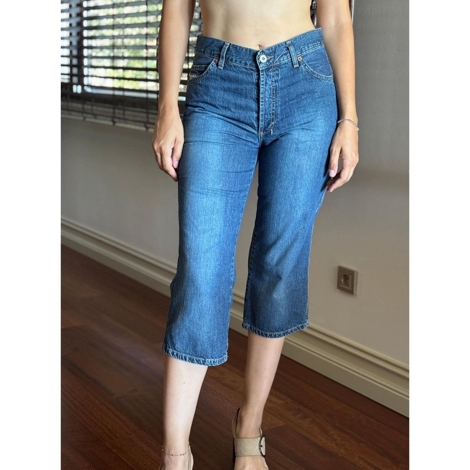 Diesel Diesel Made in Italy Capri Jeans Women’s W30 Blue Y2K Size US 30 / EU 46 - 2 Thumbnail