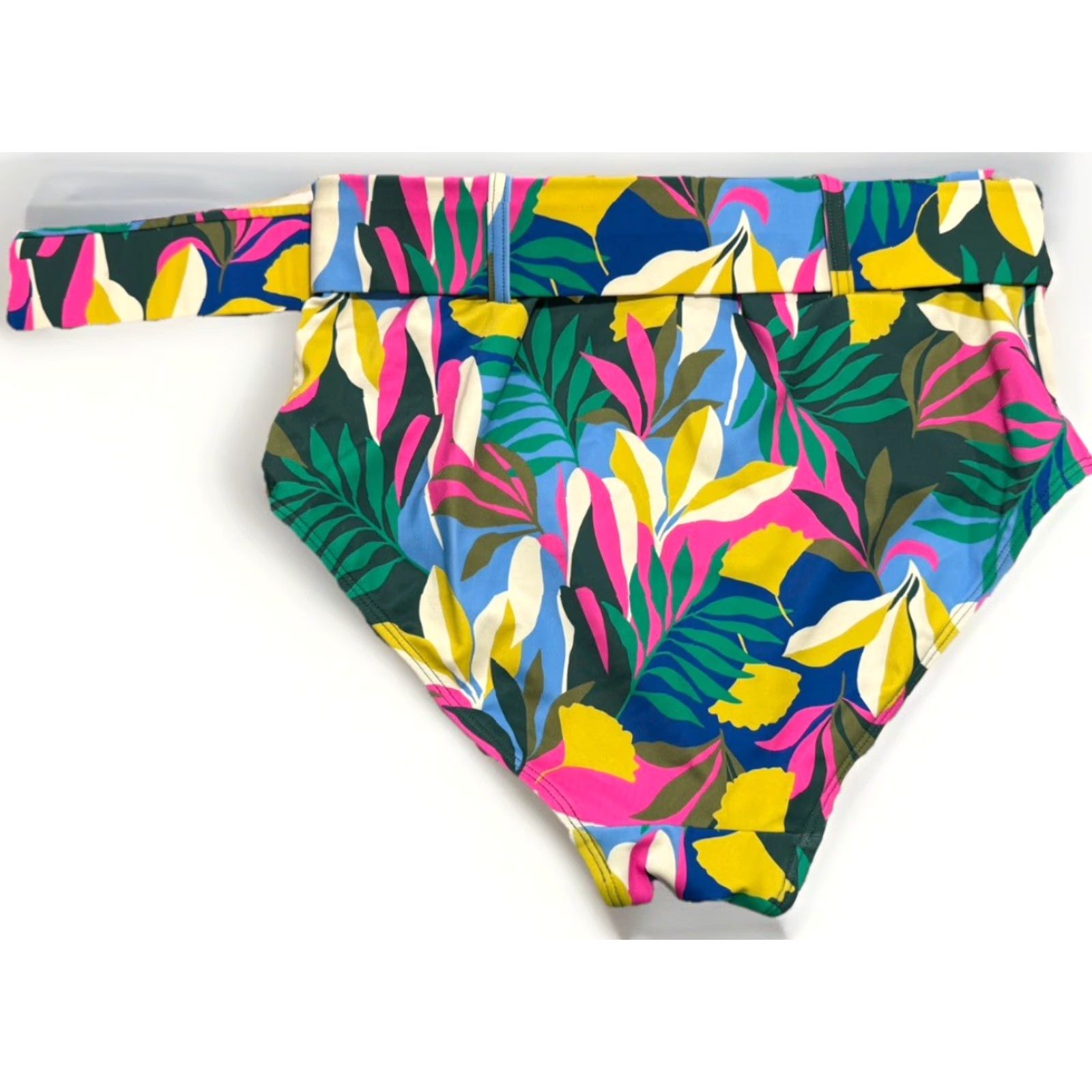 Boden Boden Bikini Bottoms Size 8 NWT Palm Leaf Tropical Flora Belted Kythira Size 30" / US 8 / IT 44 - 7 Thumbnail