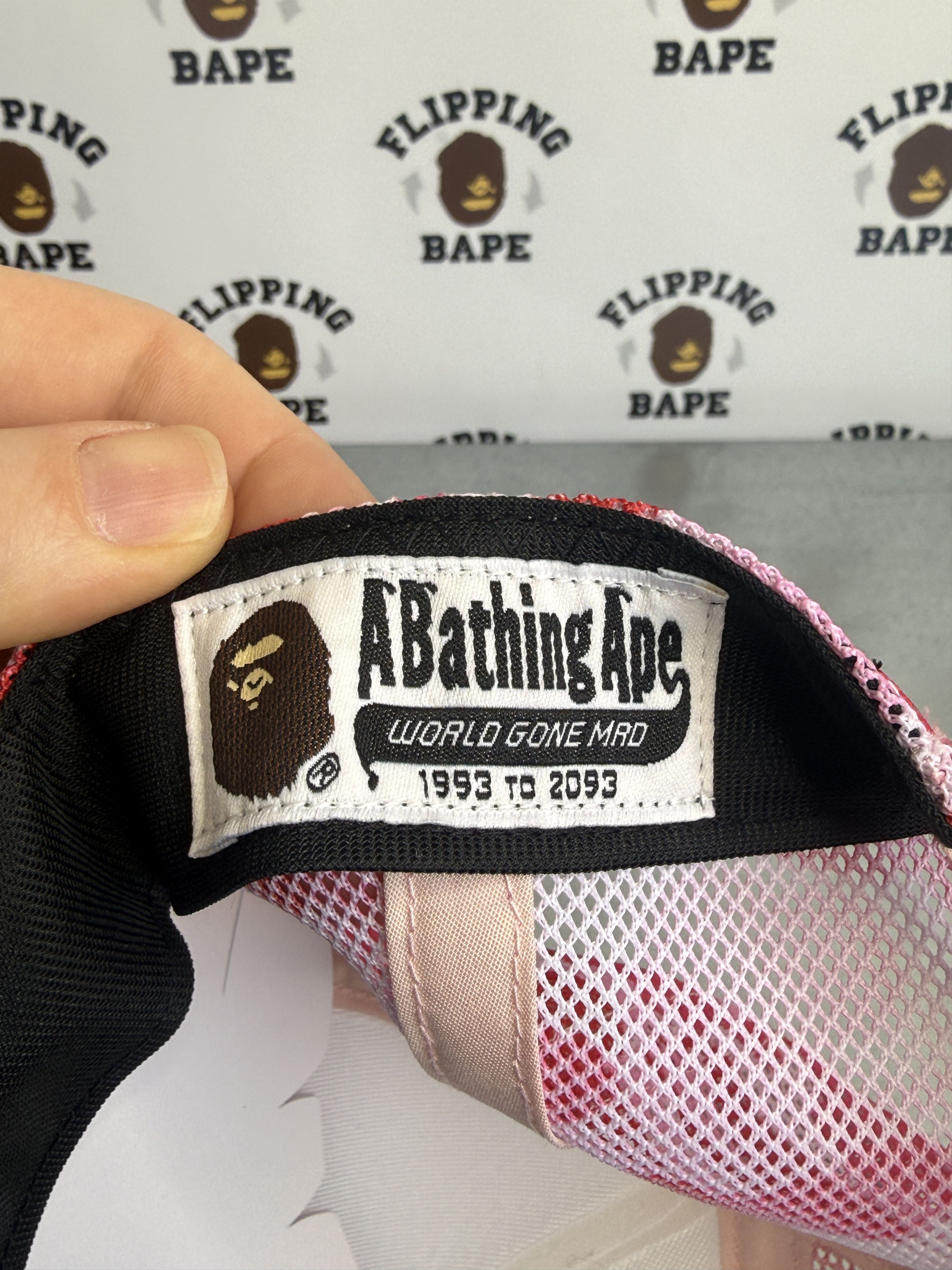 Bape BAPE X HELLO KITTY ABC CAMO MESH CAP Size ONE SIZE - 10 Thumbnail