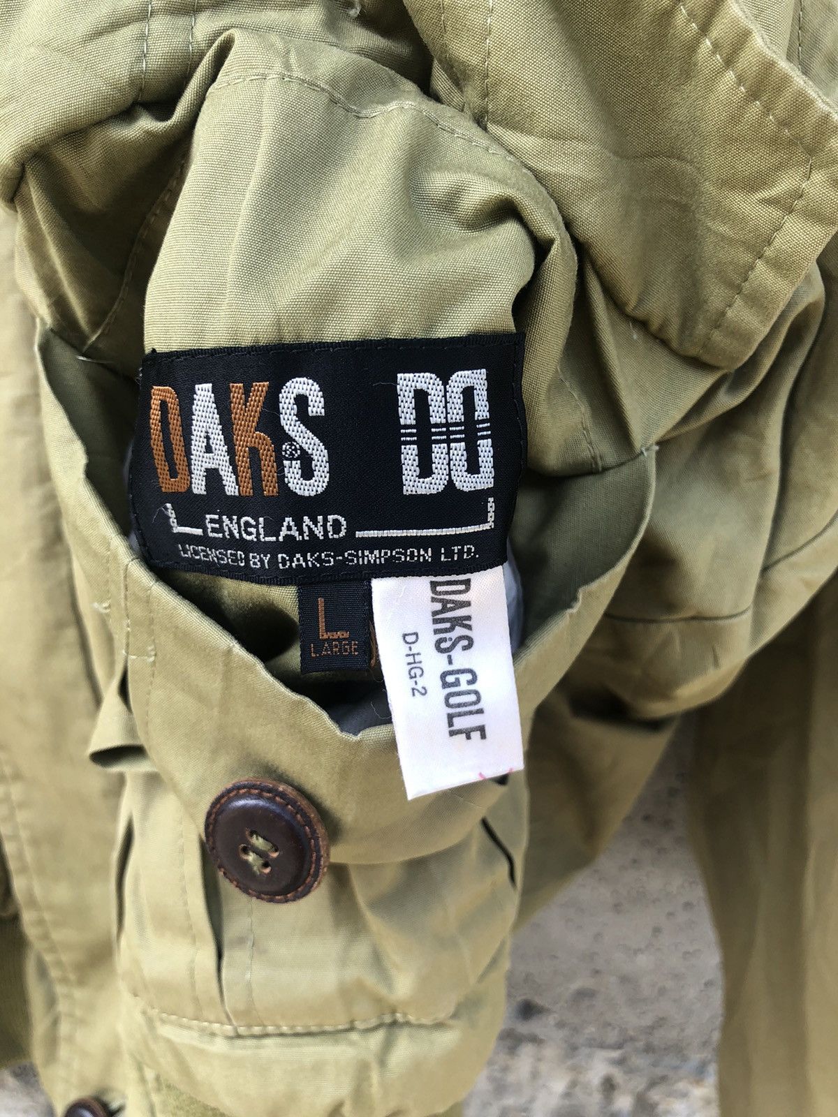 DAKS Vintage Dark London Golf Rivesable Jacket Size US L / EU 52-54 / 3 - 20 Thumbnail