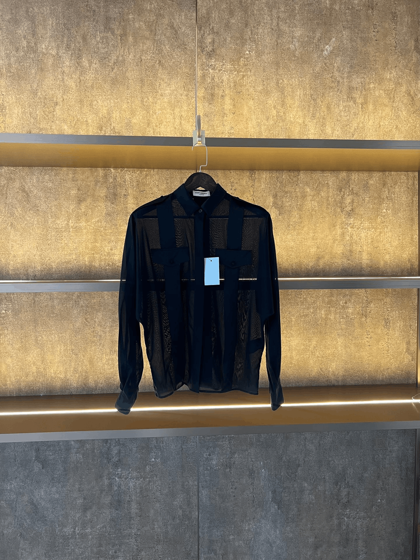 Saint Laurent Paris Saint Laurent Paris Silk Shirt Size XS / US 0-2 / IT 36-38 - 1 Thumbnail