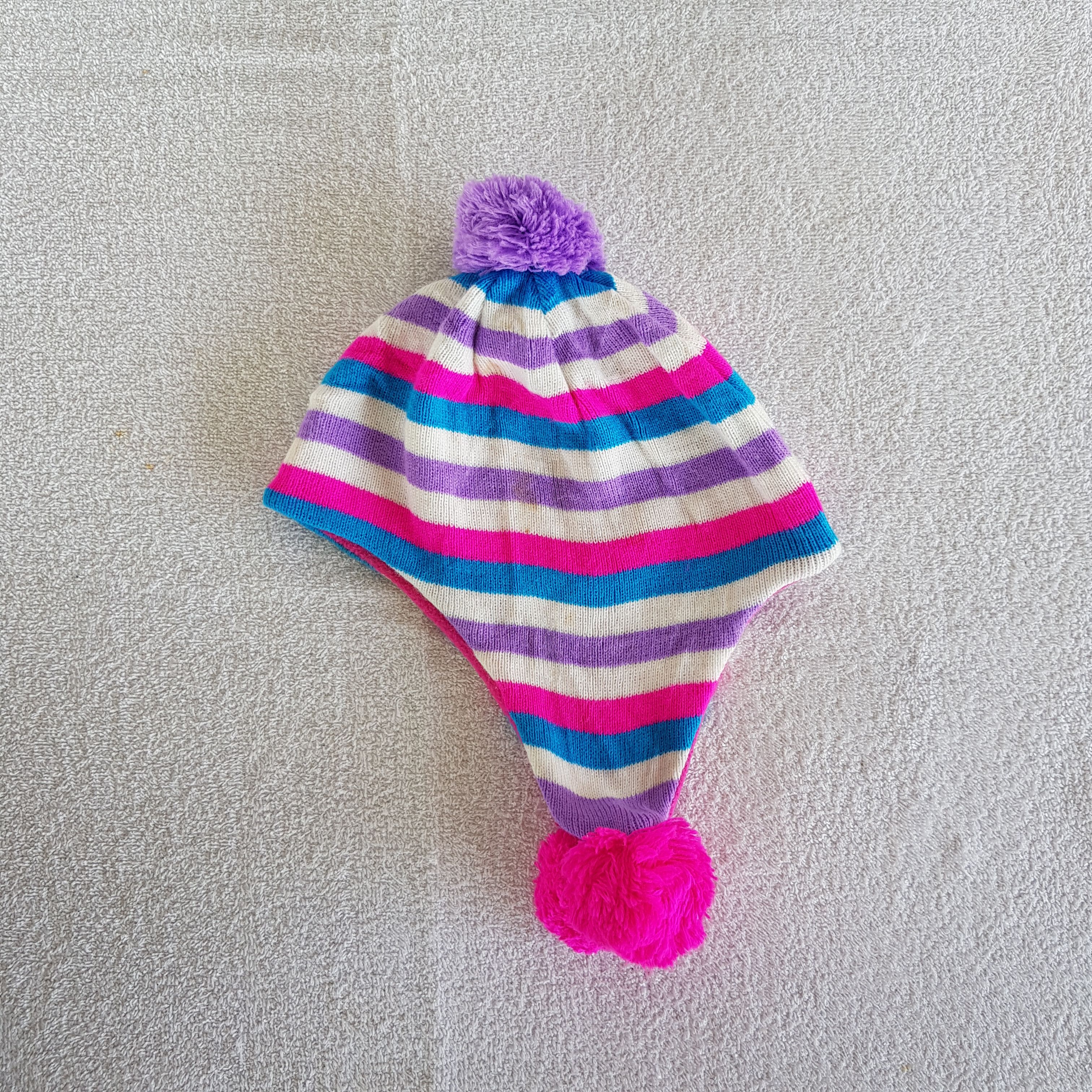 Disney Vintage Minnie Mouse Earflap Beanie Y2K Movie Snow Caps Hats Size ONE SIZE - 4 Thumbnail