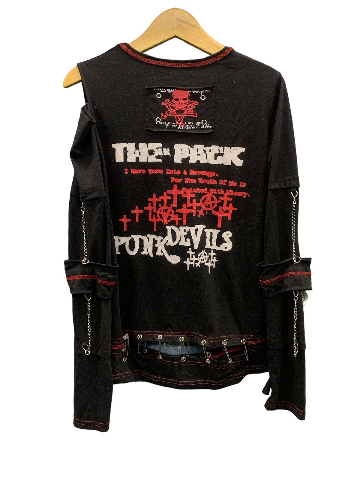 14th Addiction × Japanese Brand × Le Grande Bleu (L.G.B.) PUNK DEVILS CROSS SKULLS BONDAGE STYLE BY additrap Size US M / EU 48-50 / 2 - 8 Thumbnail
