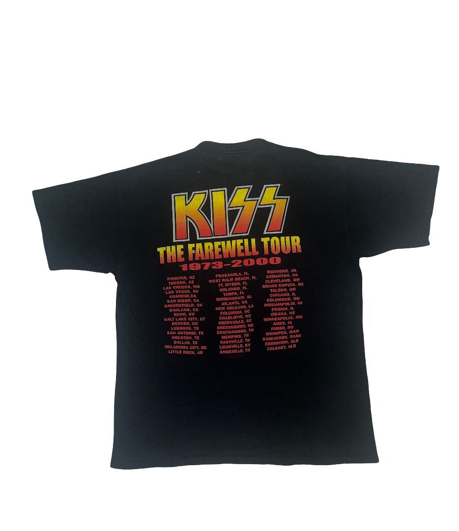 Vintage Vintage T-Shirt Kiss Tour 2000 Size US XL / EU 56 / 4 - 2 Thumbnail