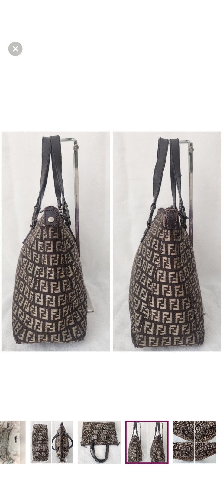 Fendi Fendi Zucchino Tote Bag Size ONE SIZE - 7 Thumbnail